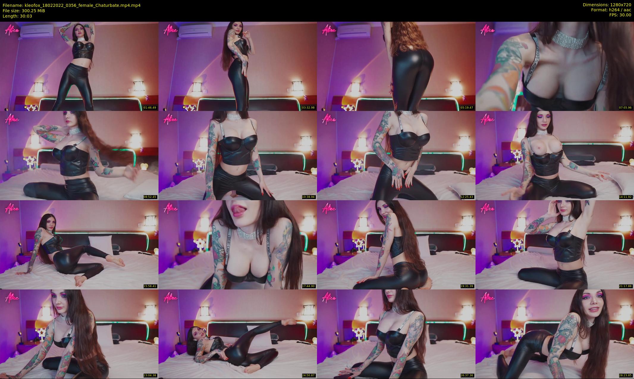 kleofox — 31 minute Chaturbate female cam show recording, 720p, Feb 18, 2022