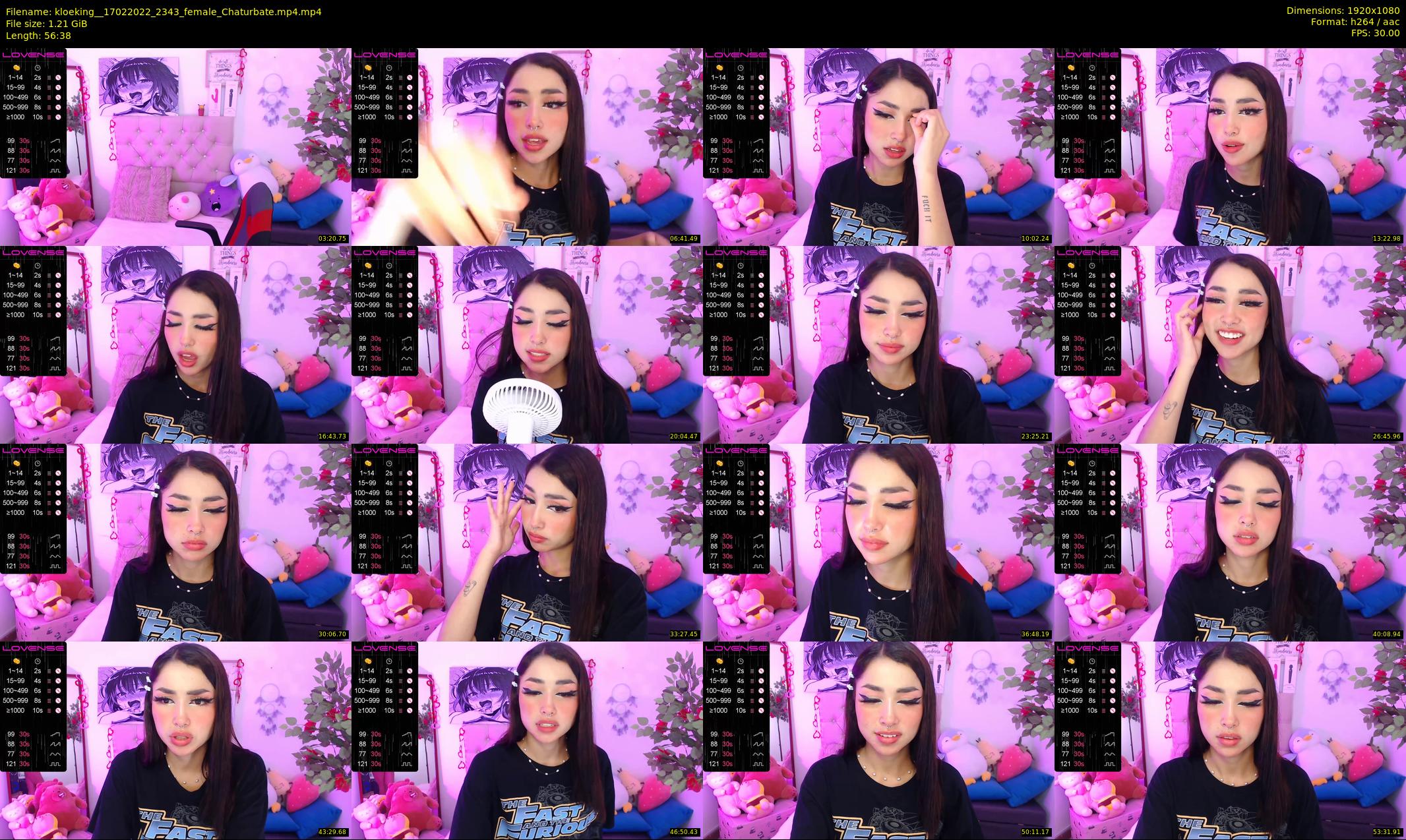 kloeking_ — 57 minute Chaturbate female cam show recording, 1080p, Feb 17, 2022