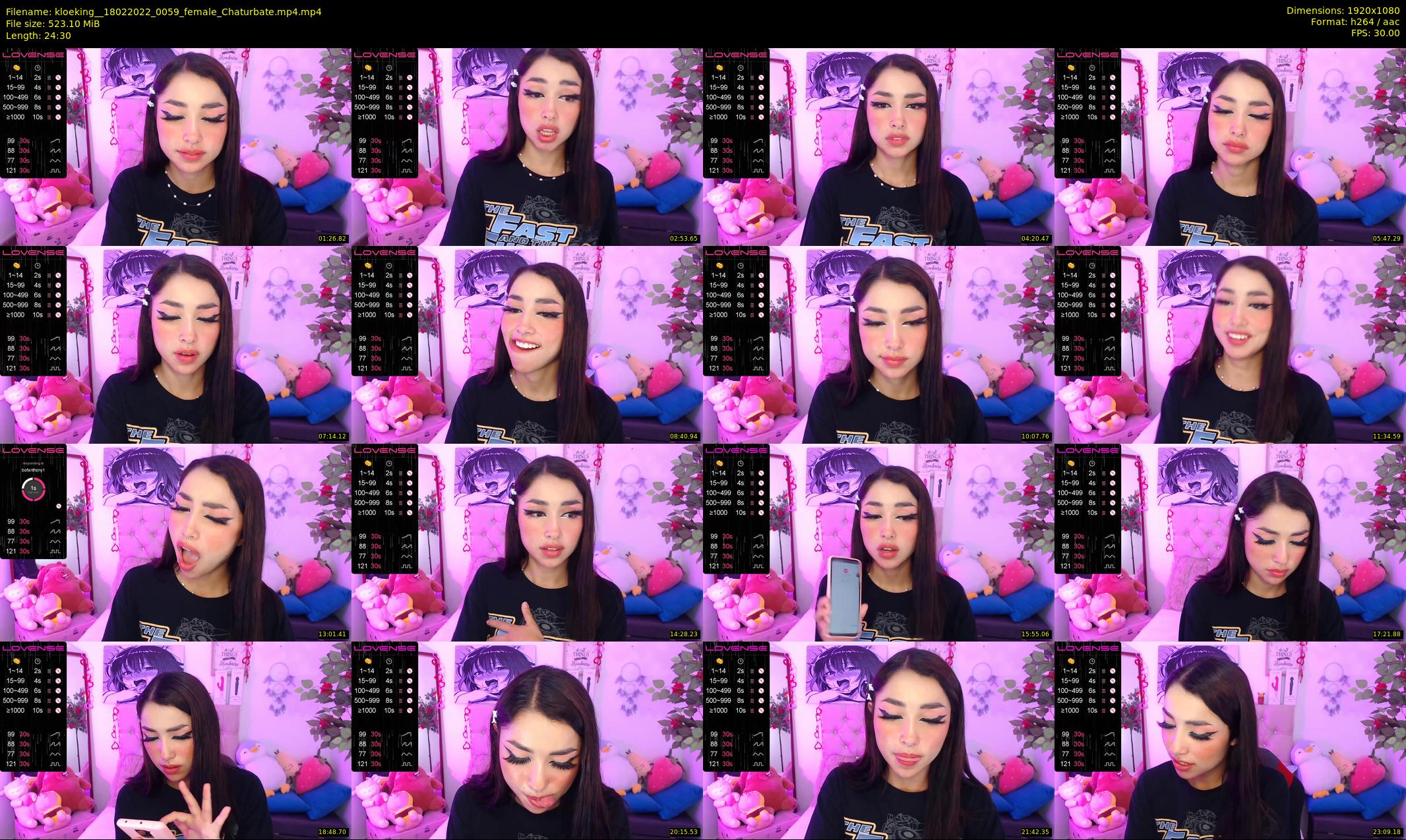 kloeking_ — 25 minute Chaturbate female cam show recording, 1080p, Feb 18, 2022