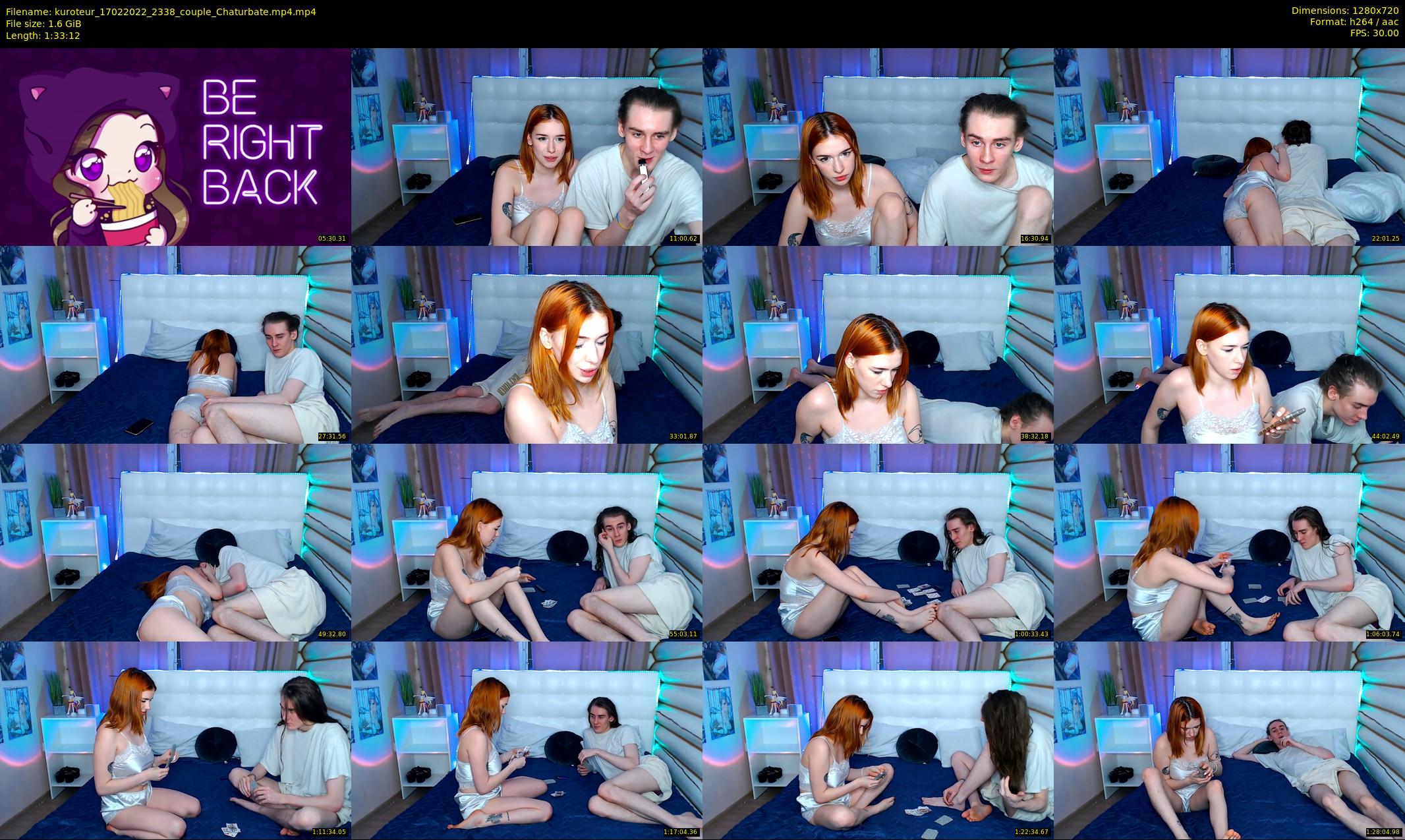 kuroteur — 94 minute Chaturbate couple cam show recording, 720p, Feb 17, 2022