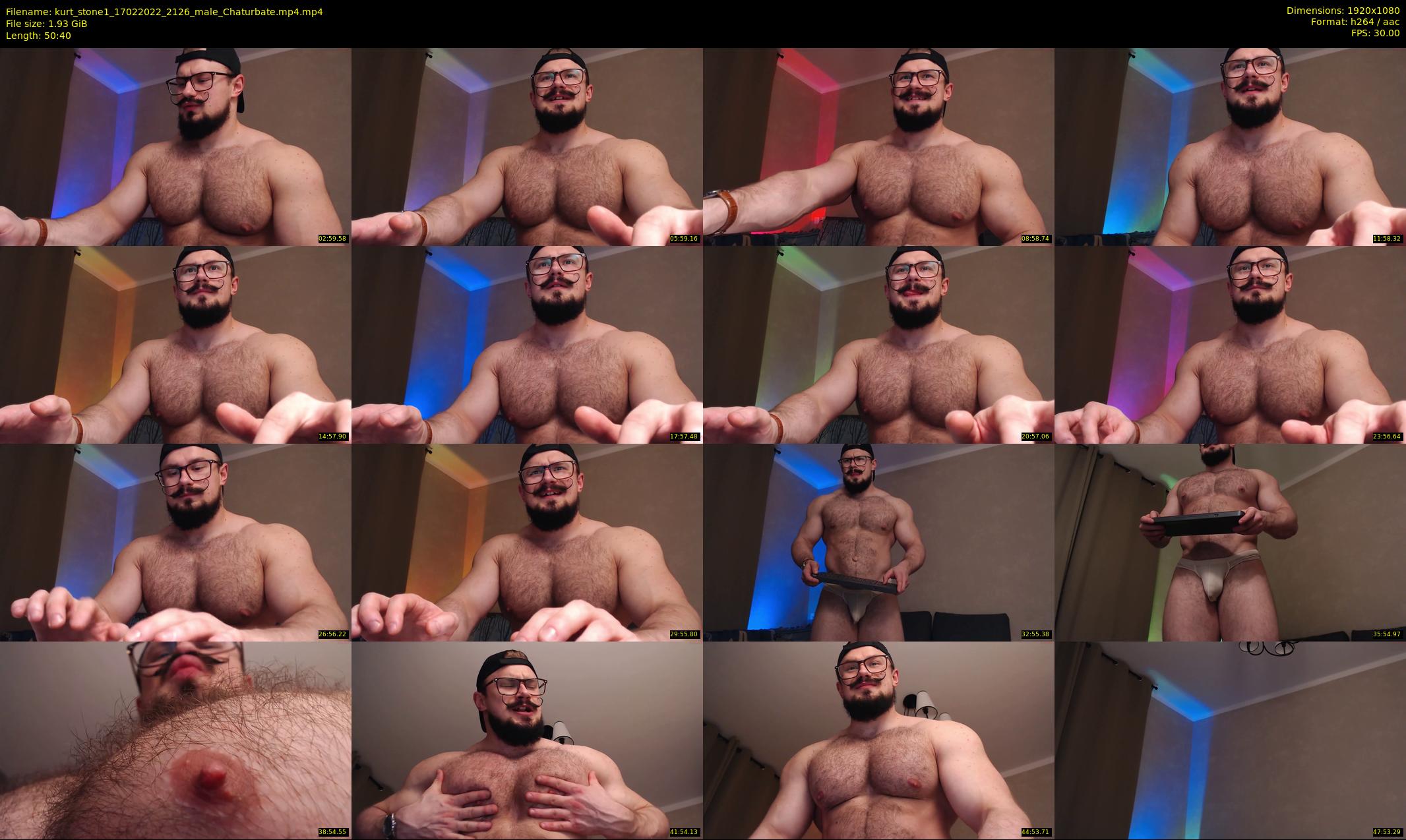 kurt_stone1 — 51 minute Chaturbate male cam show recording, 1080p, Feb 17, 2022