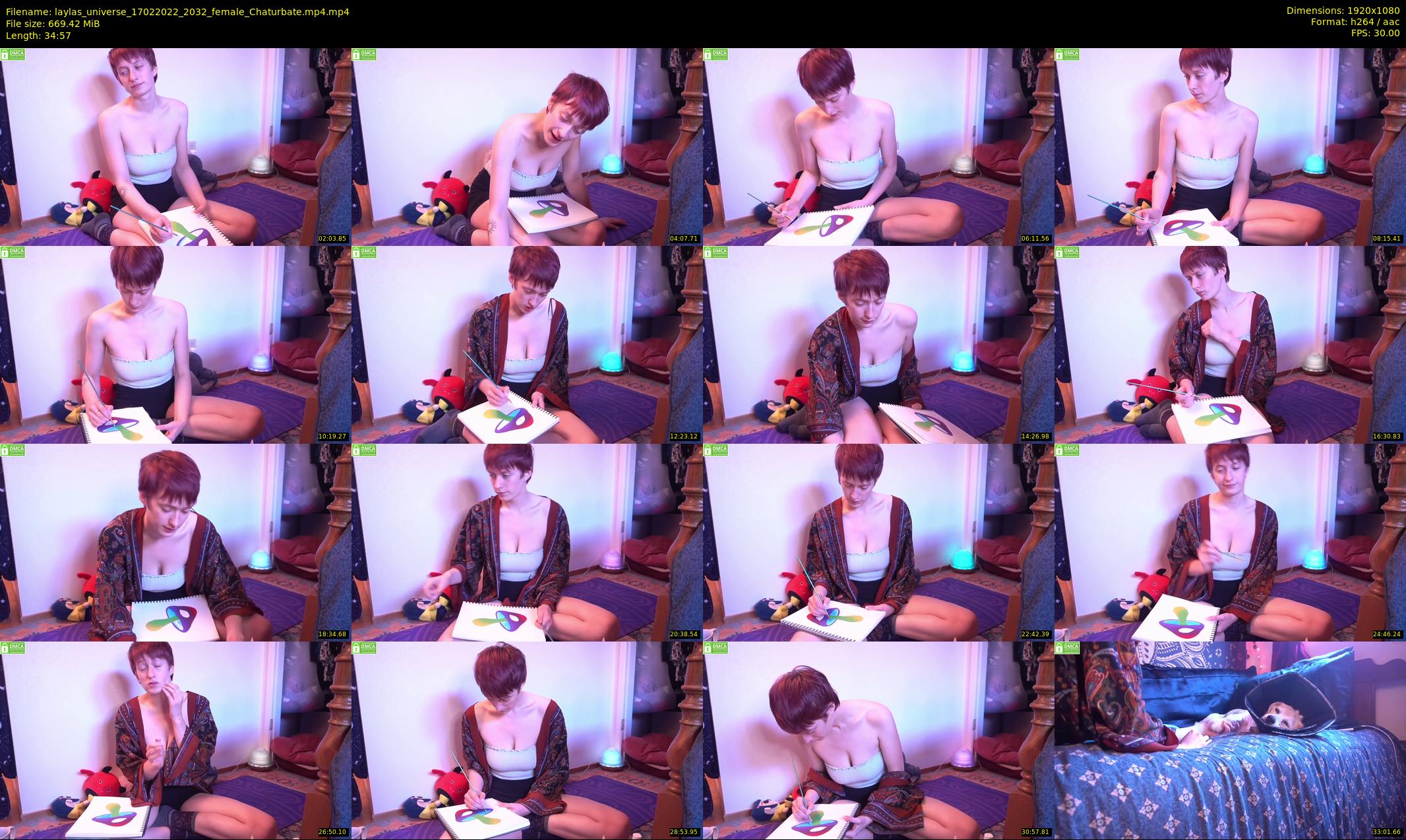 laylas_universe — 35 minute Chaturbate female cam show recording, 1080p, Feb 17, 2022