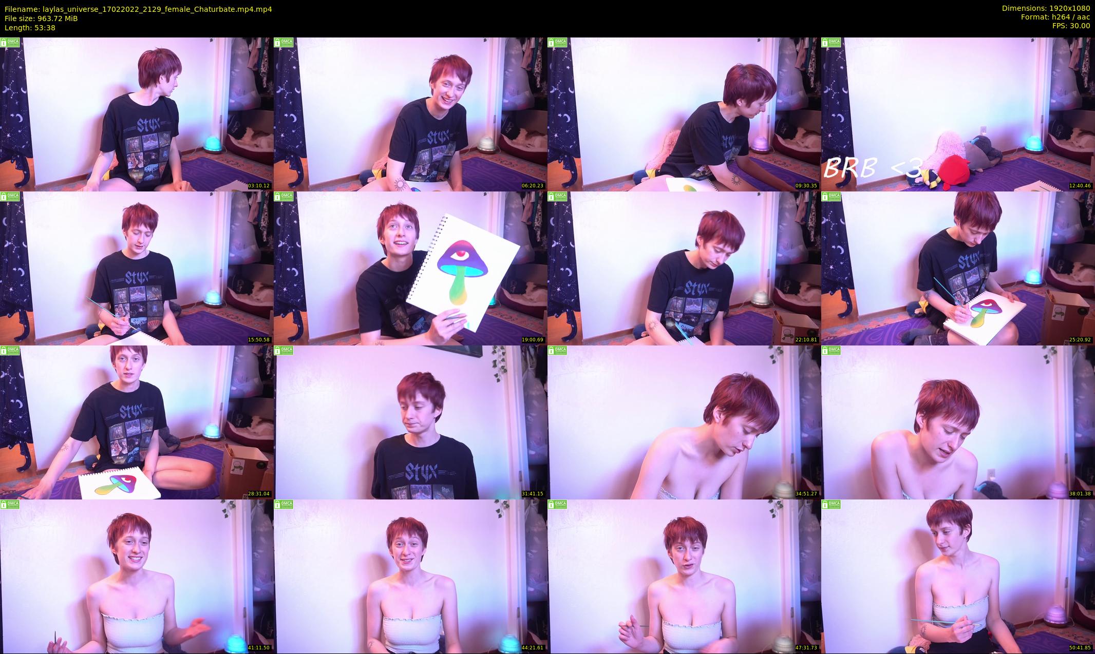 laylas_universe — 54 minute Chaturbate female cam show recording, 1080p, Feb 17, 2022