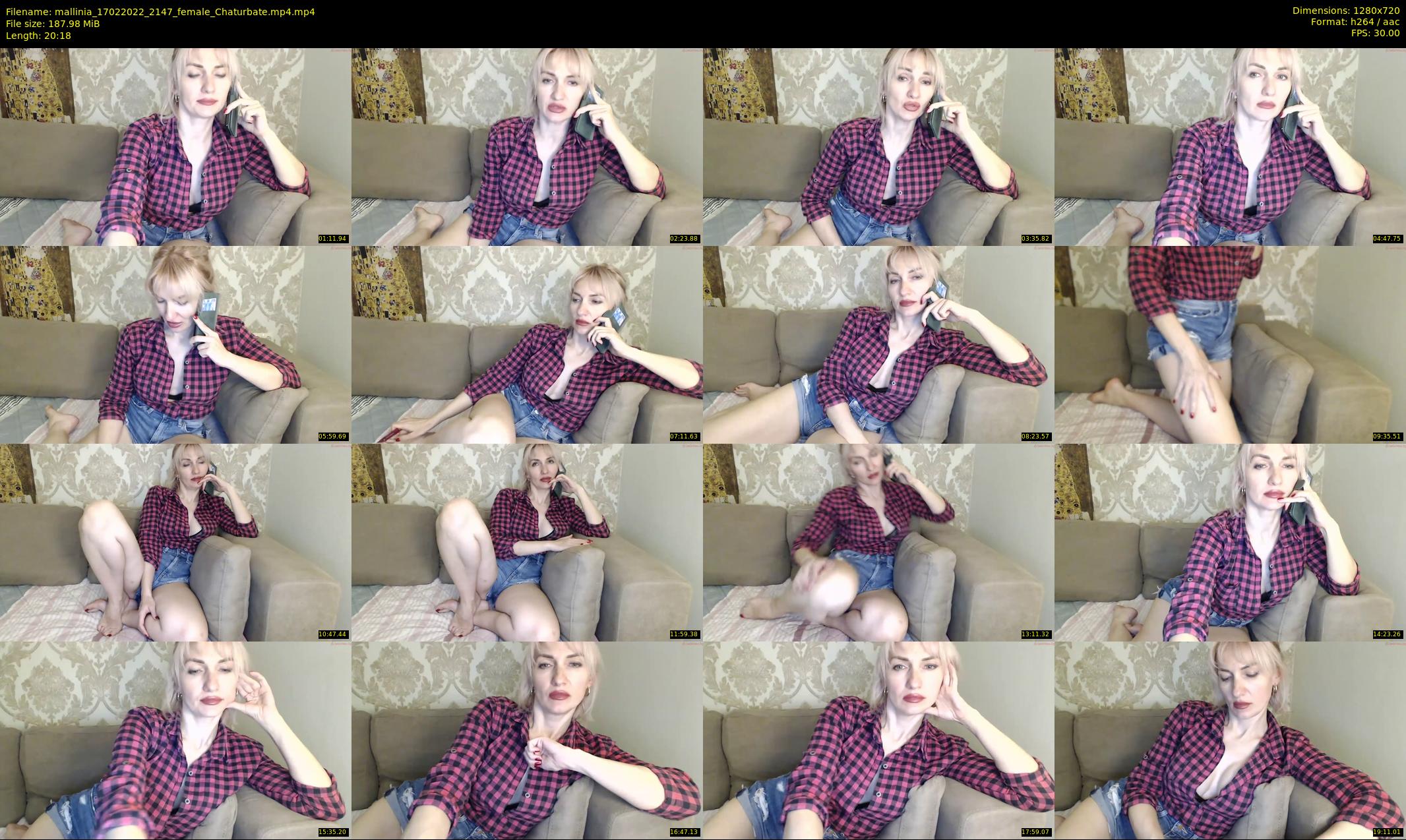 mallinia — 21 minute Chaturbate female cam show recording, 720p, Feb 17, 2022