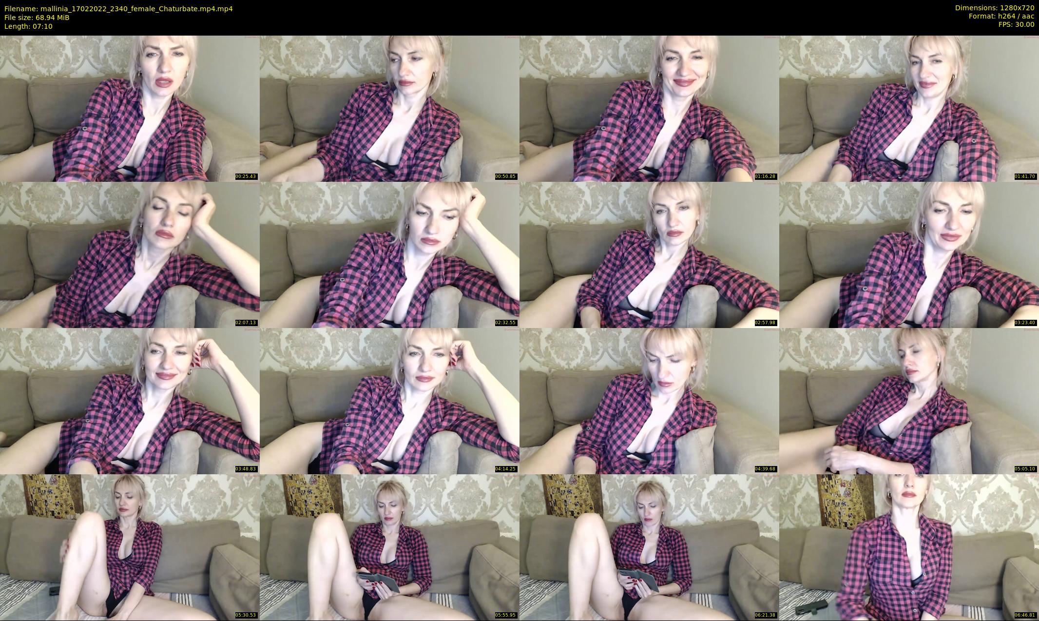 mallinia — 8 minute Chaturbate female cam show recording, 720p, Feb 17, 2022