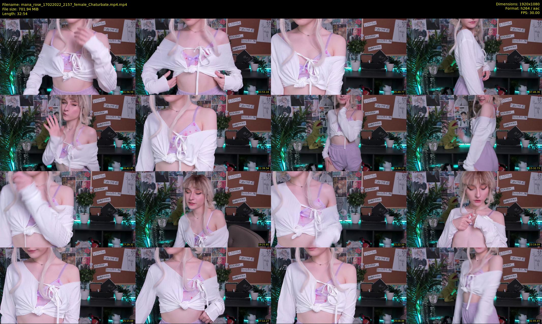 mana_rose — 33 minute Chaturbate female cam show recording, 1080p, Feb 17, 2022