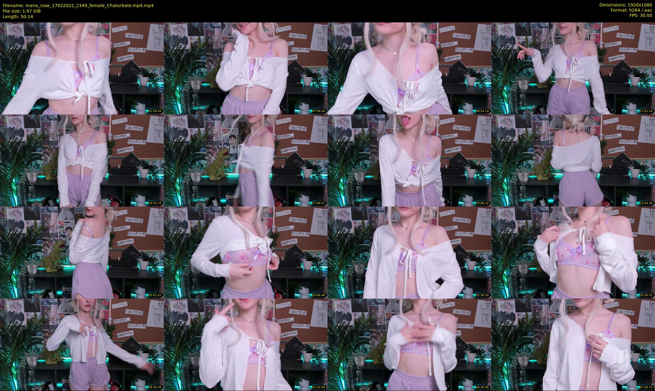 mana_rose — 51 minute Chaturbate female cam show recording, 1080p, Feb 17, 2022