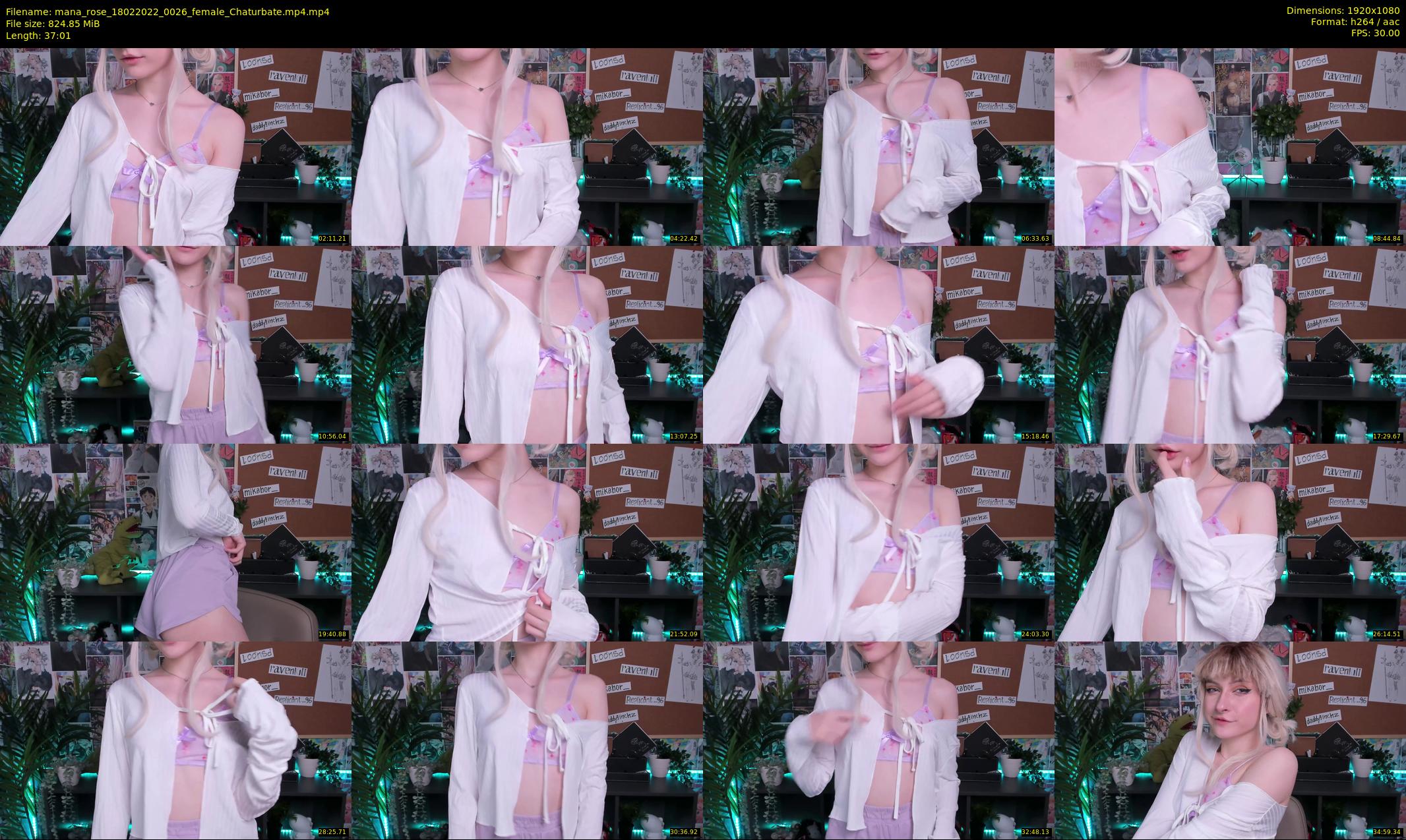 mana_rose — 38 minute Chaturbate female cam show recording, 1080p, Feb 18, 2022