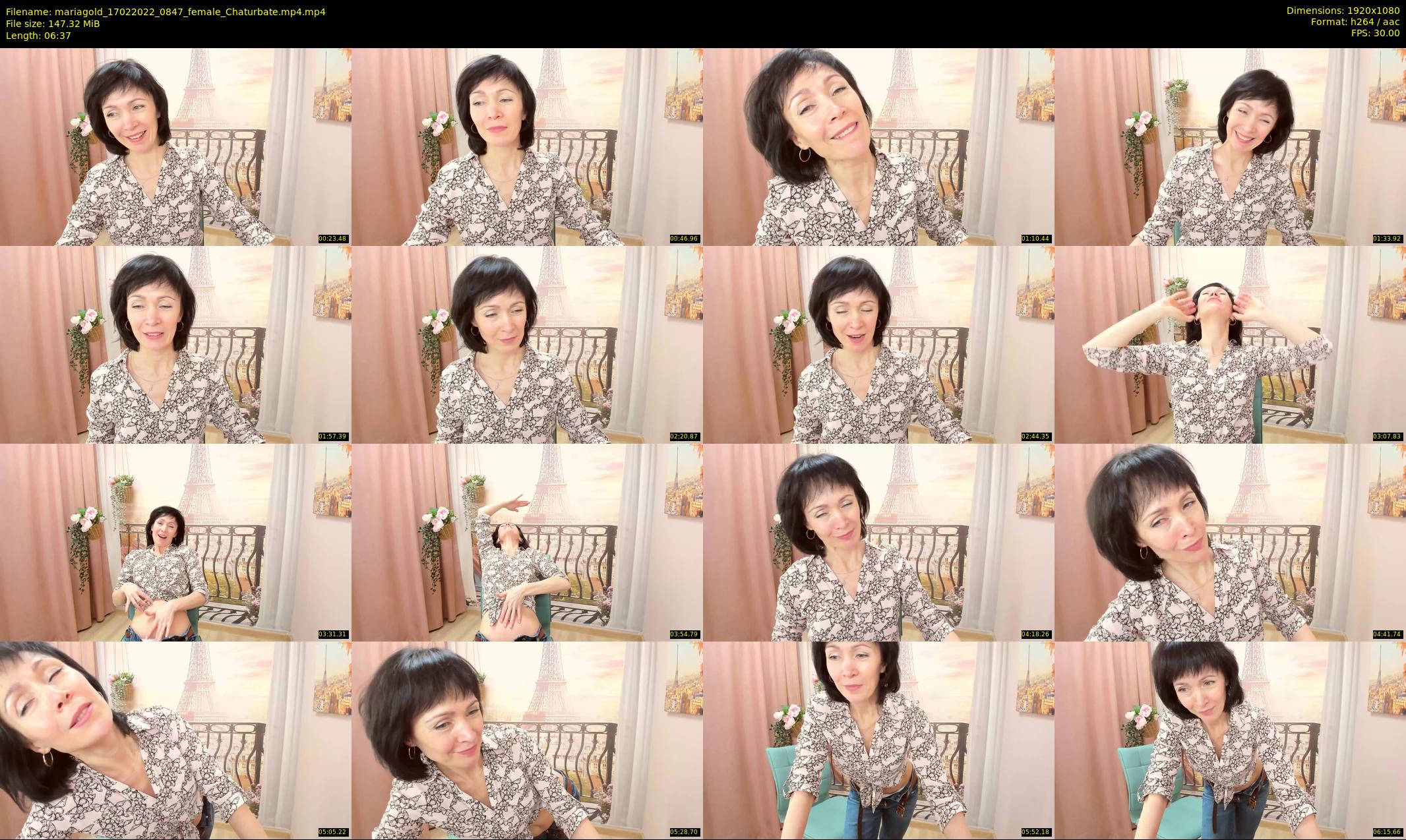 mariagold — 7 minute Chaturbate female cam show recording, 1080p, Feb 17, 2022