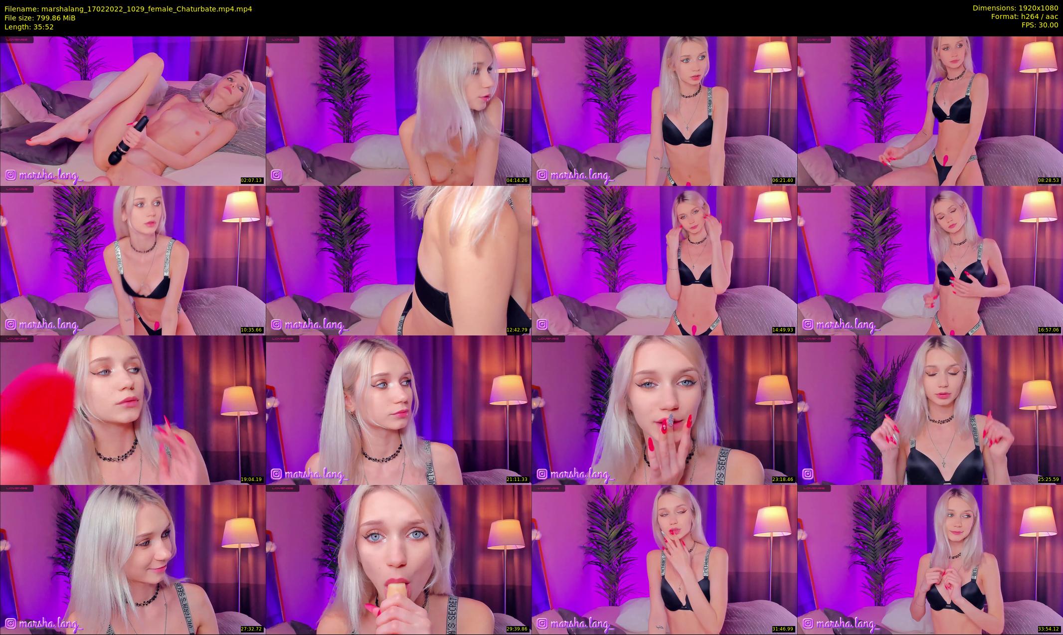 marshalang — 36 minute Chaturbate couple cam show recording, 1080p, Feb 17, 2022