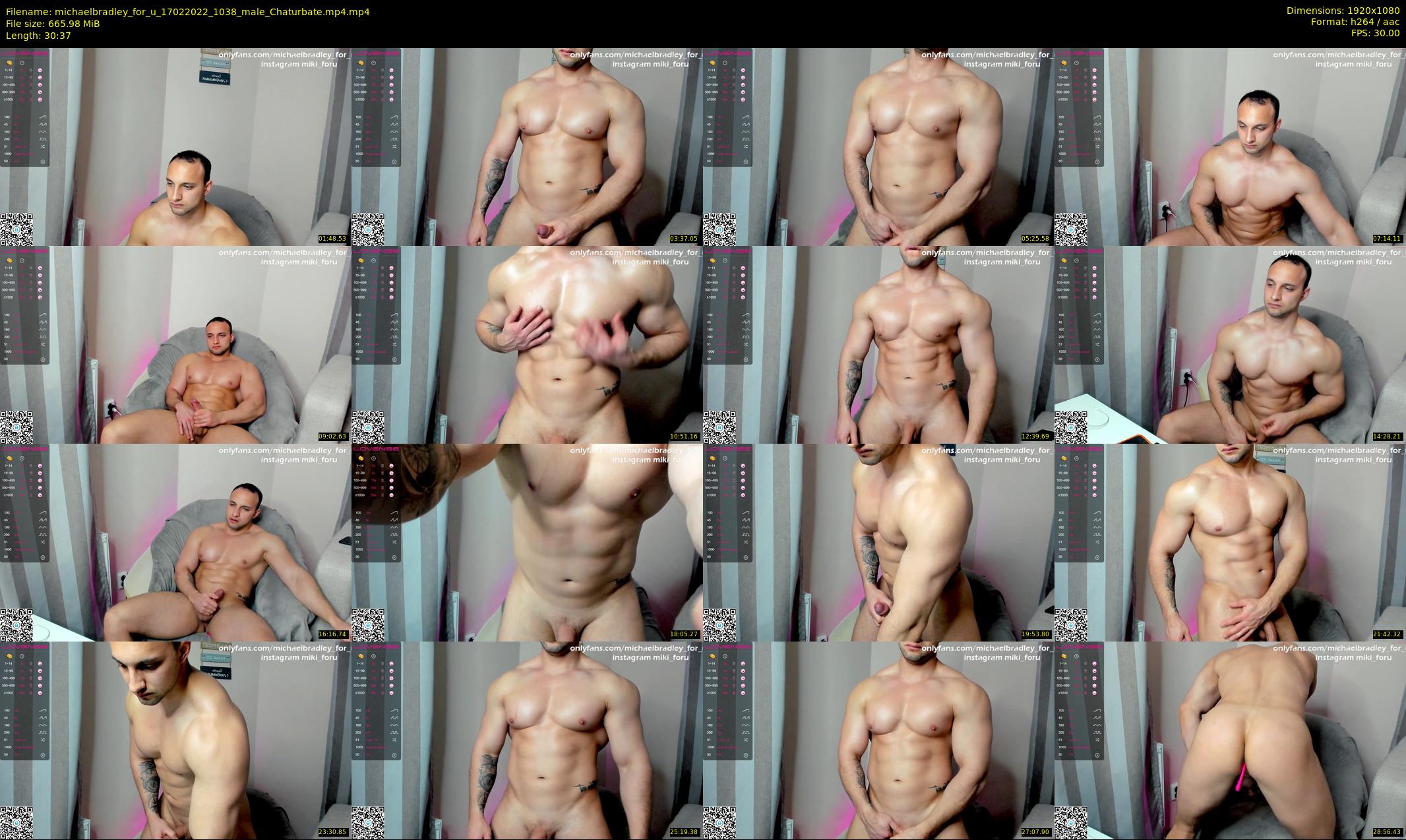 michaelbradley_for_u — 31 minute Chaturbate male cam show recording, 1080p, Feb 17, 2022