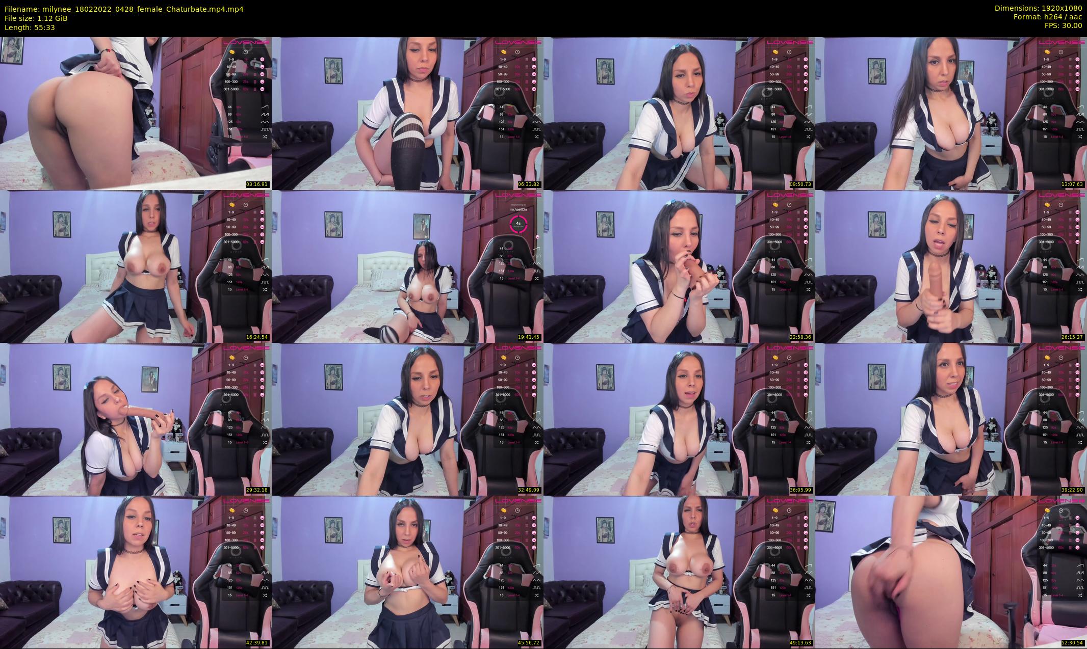 milynee — 56 minute Chaturbate female cam show recording, 1080p, Feb 18, 2022