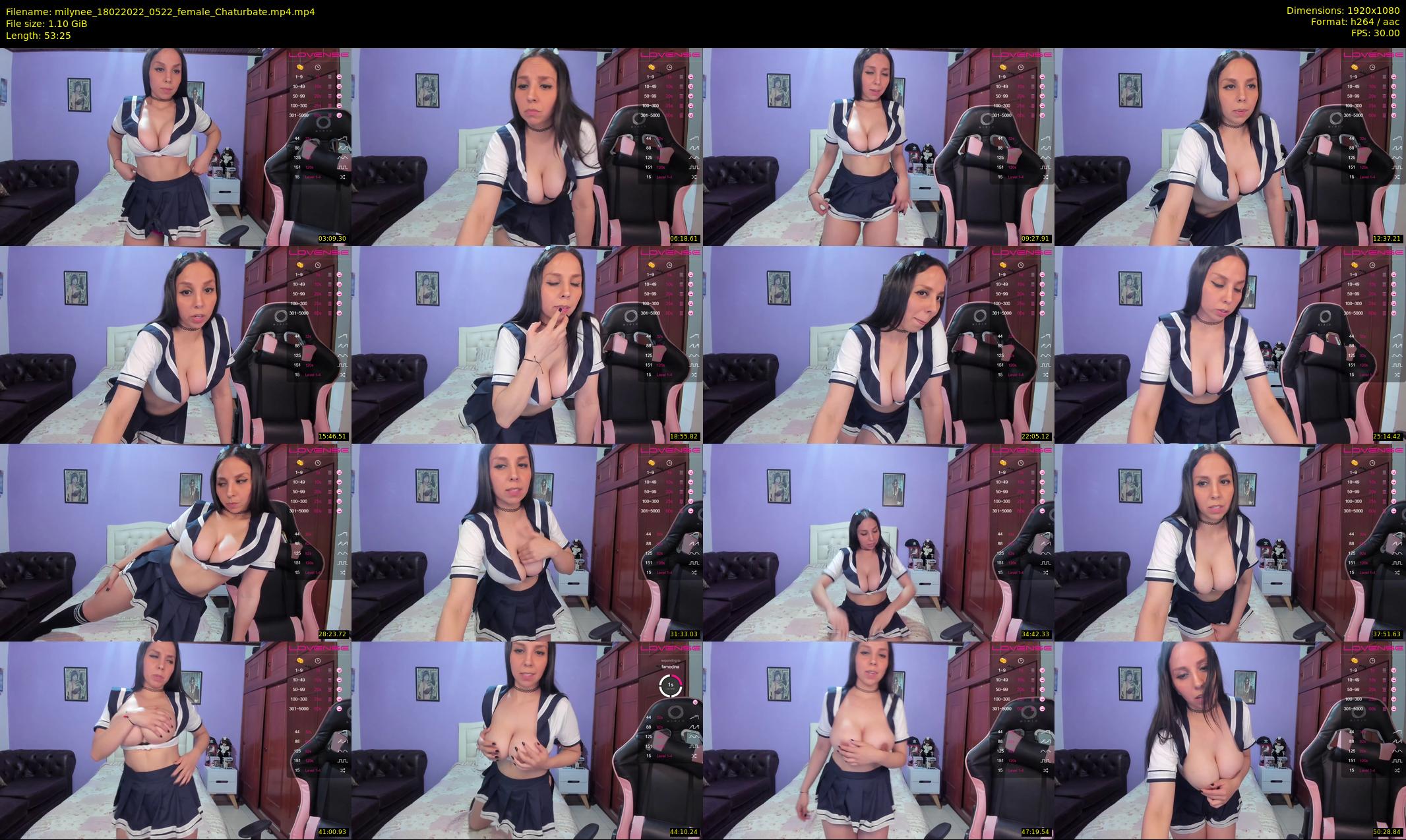 milynee — 54 minute Chaturbate female cam show recording, 1080p, Feb 18, 2022
