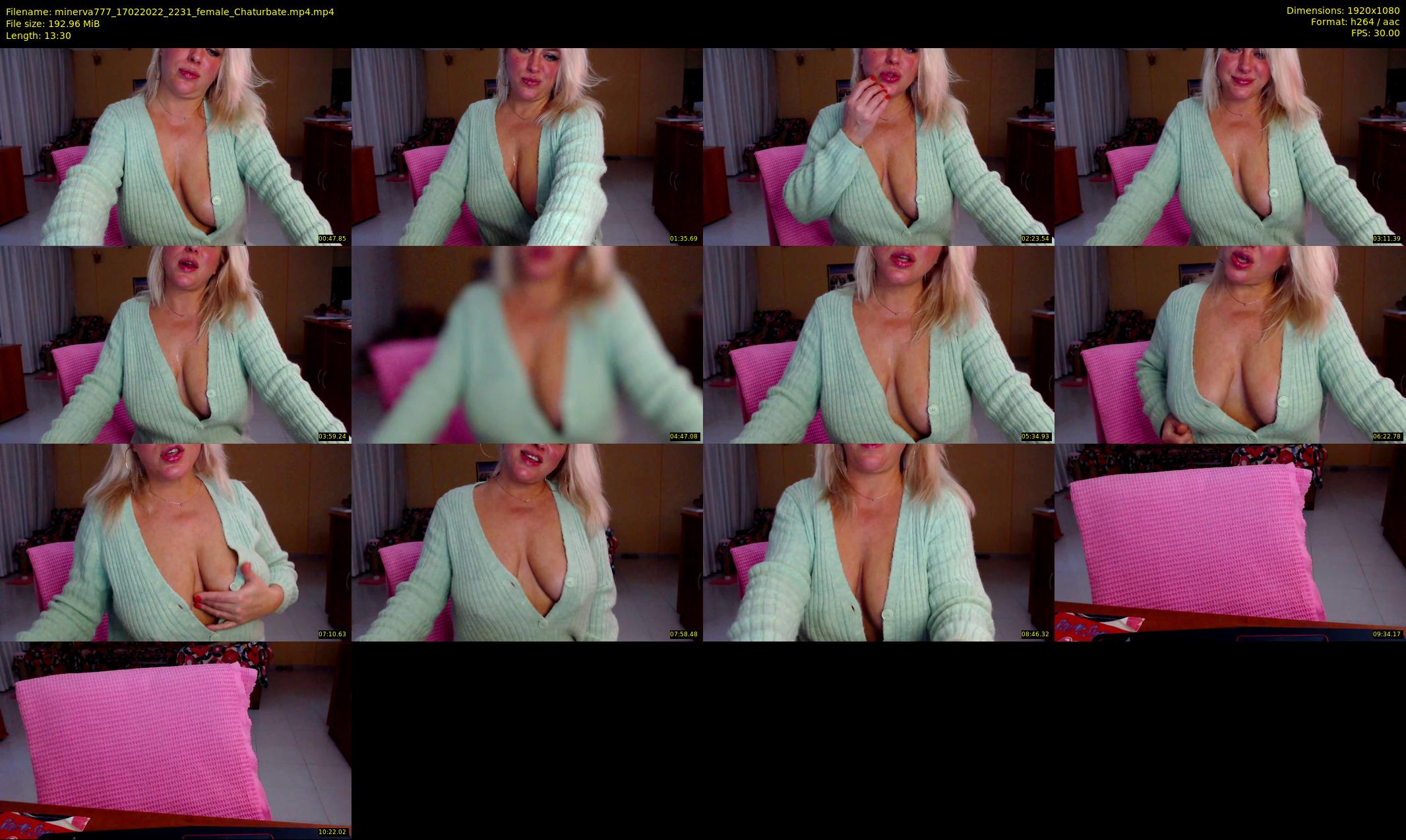 minerva777 — 14 minute Chaturbate female cam show recording, 1080p, Feb 17, 2022
