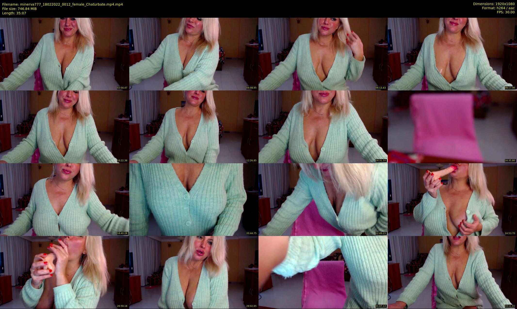 minerva777 — 36 minute Chaturbate female cam show recording, 1080p, Feb 18, 2022