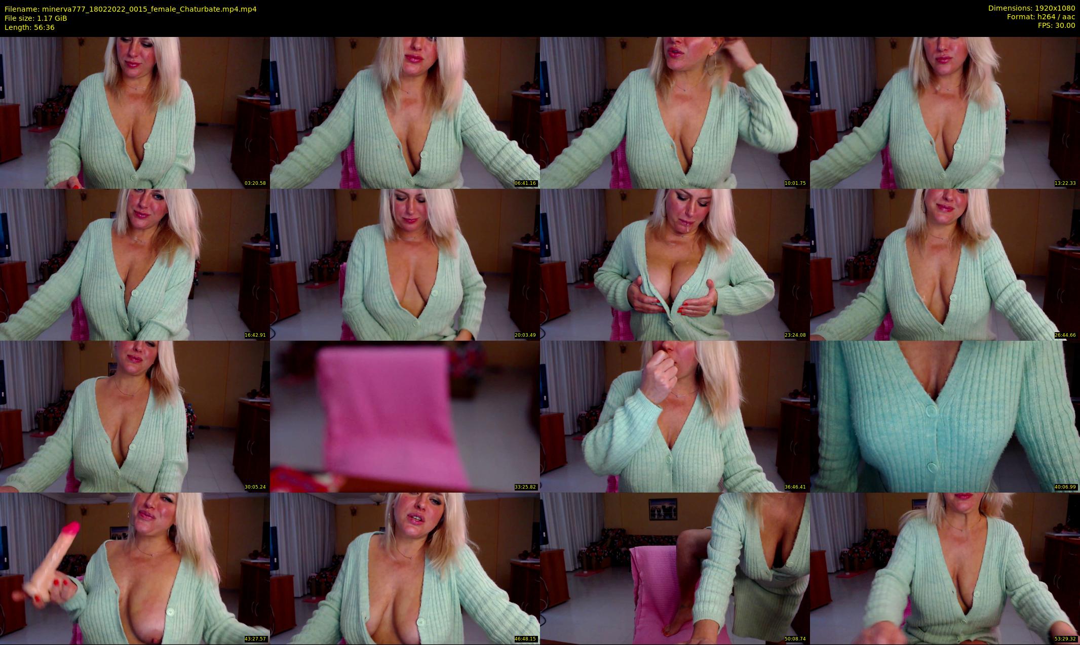 minerva777 — 57 minute Chaturbate female cam show recording, 1080p, Feb 18, 2022