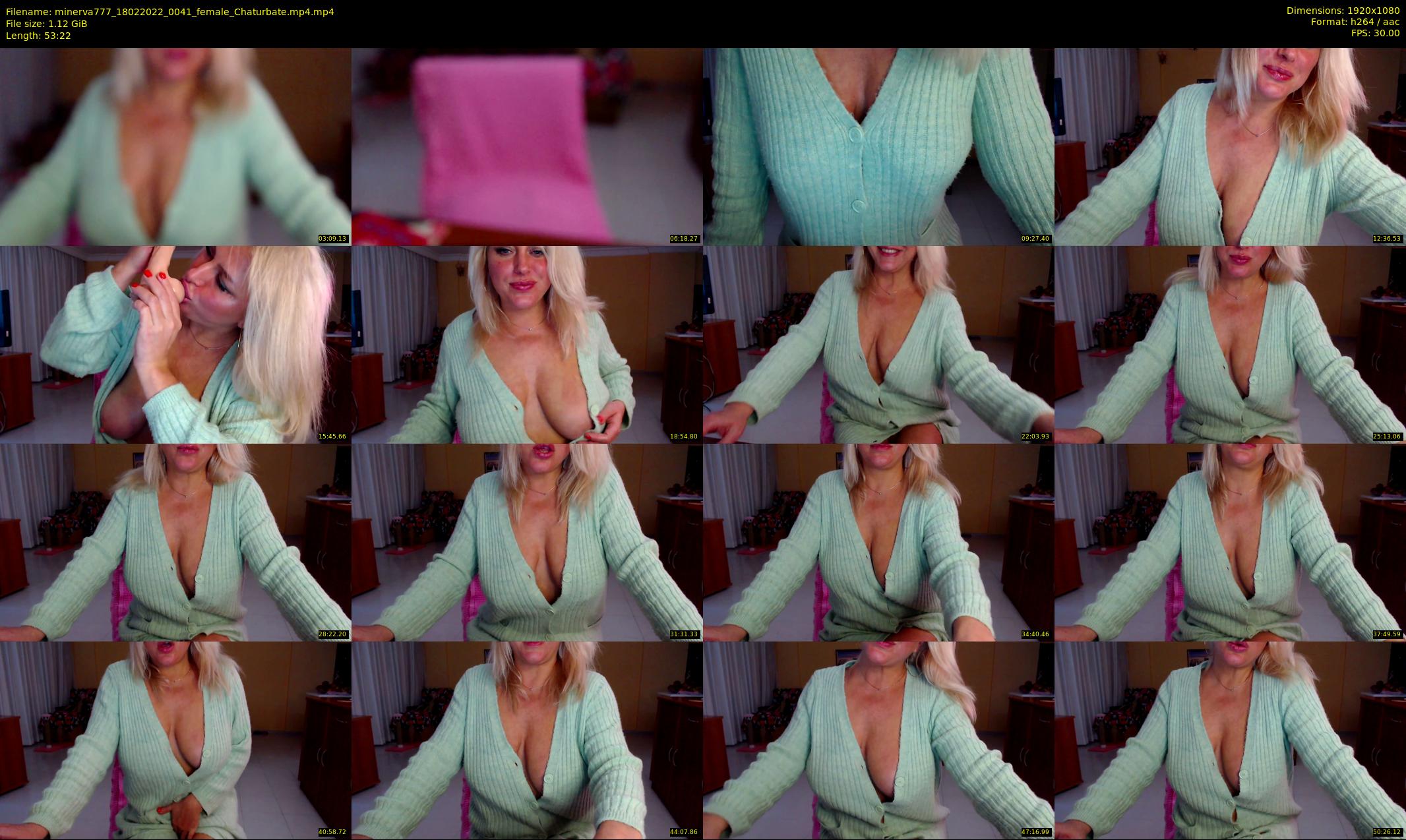 minerva777 — 54 minute Chaturbate female cam show recording, 1080p, Feb 18, 2022