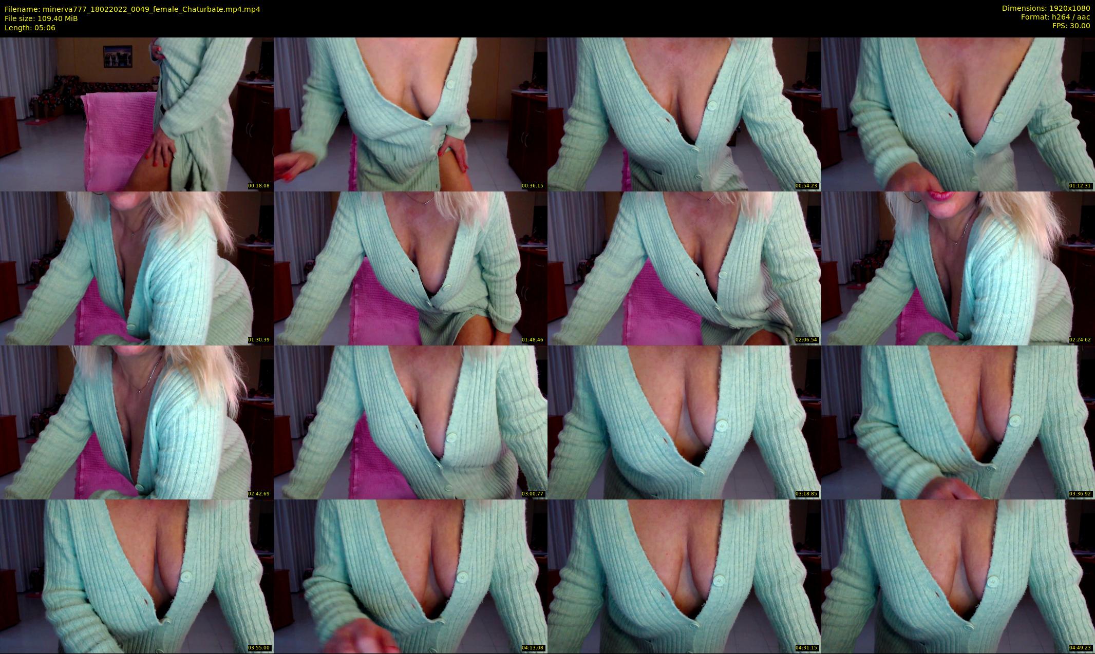 minerva777 — 6 minute Chaturbate female cam show recording, 1080p, Feb 18, 2022