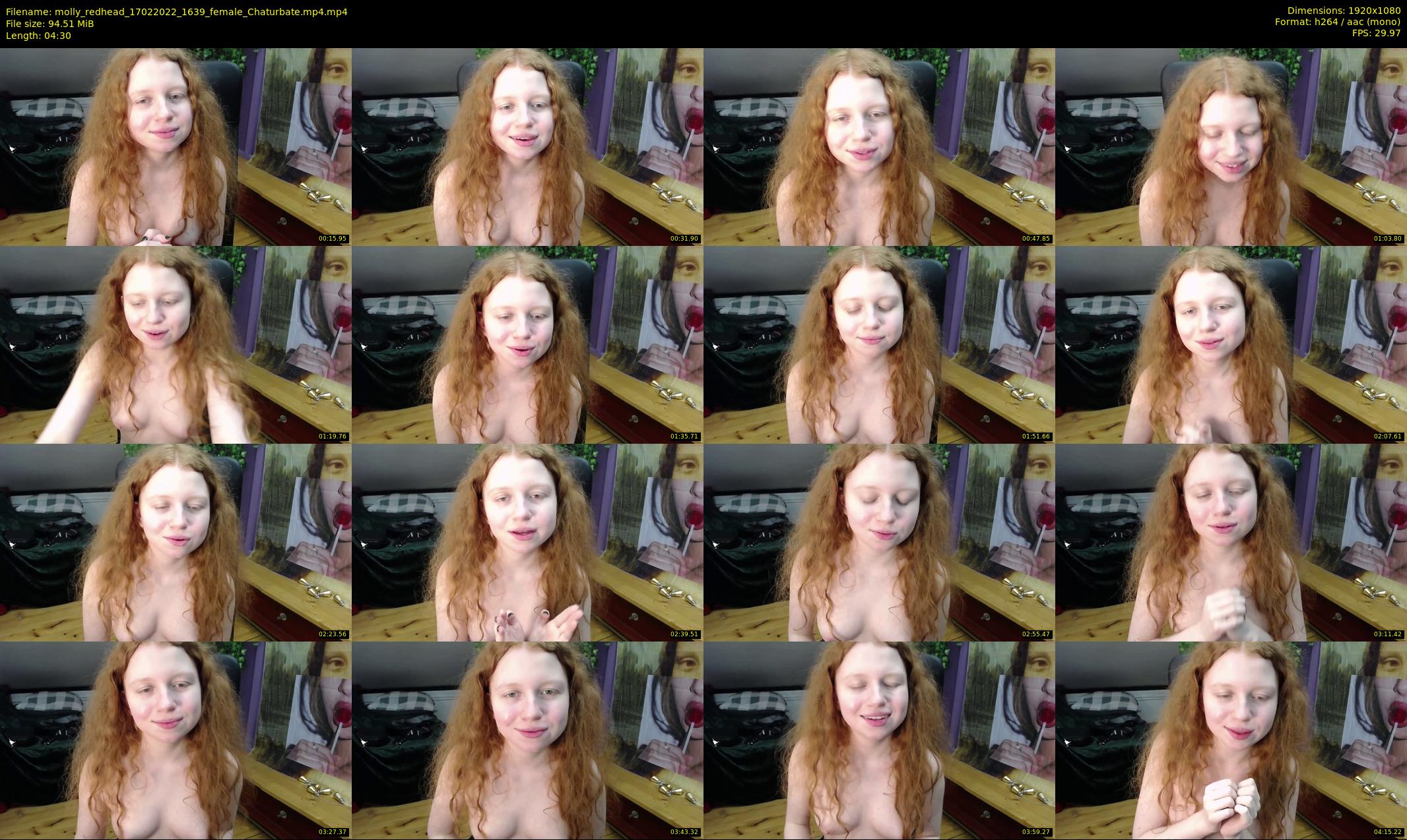 molly_redhead — 5 minute Chaturbate female cam show recording, 1080p, Feb 17, 2022