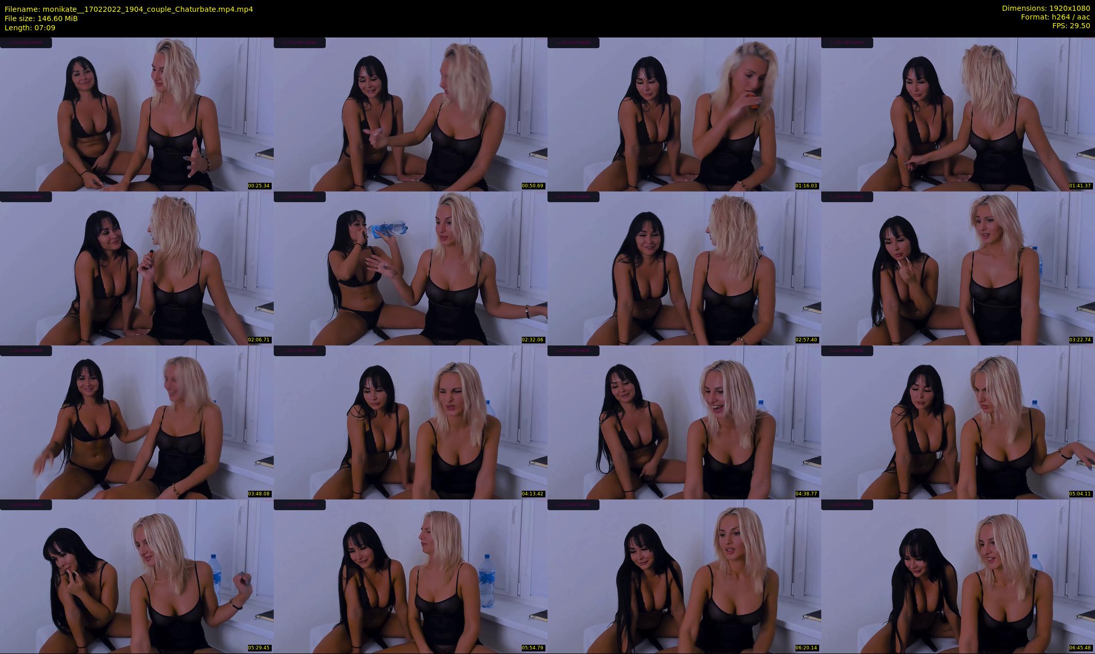monikate_ — 8 minute Chaturbate couple cam show recording, 1080p, Feb 17, 2022