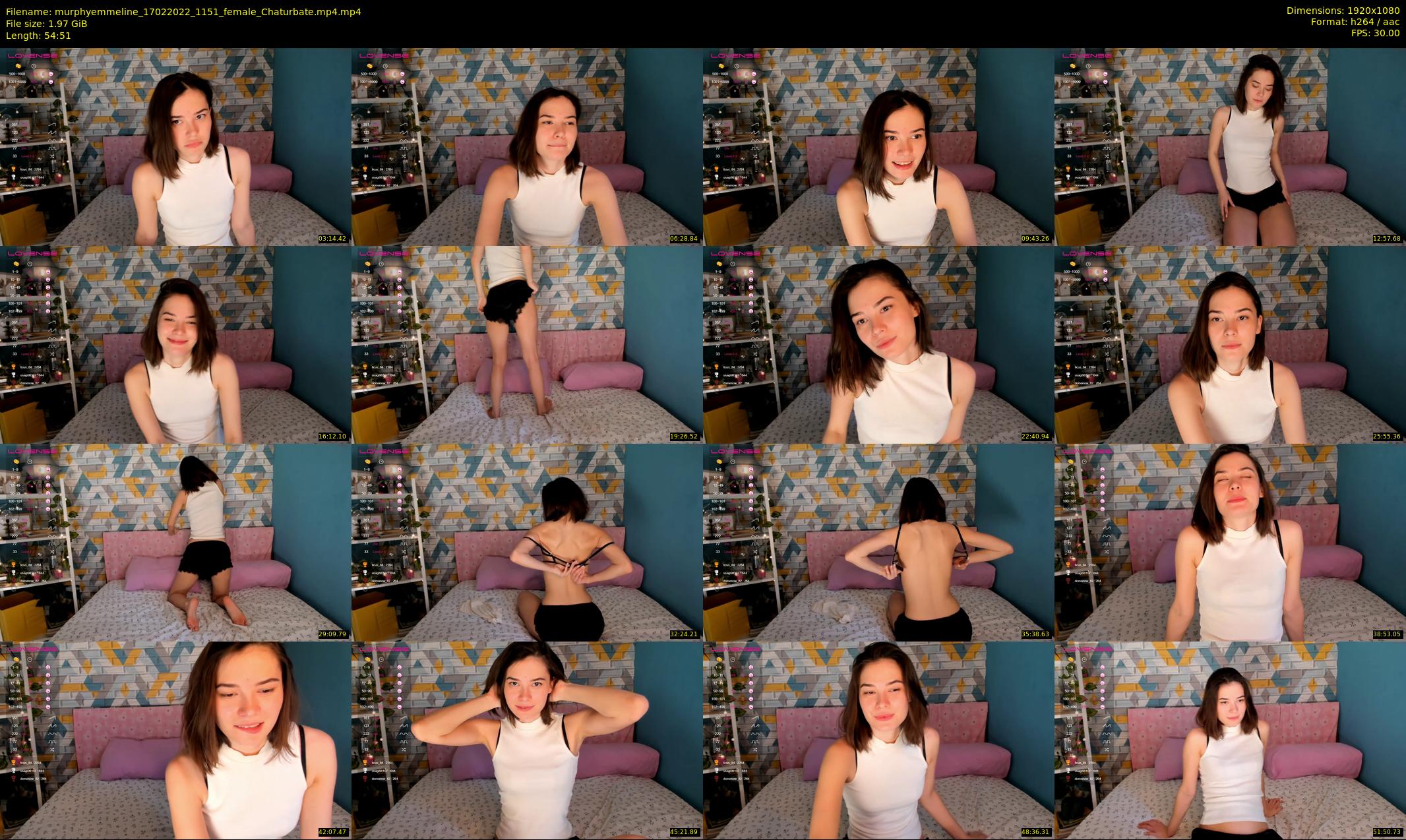 murphyemmeline — 55 minute Chaturbate female cam show recording, 1080p, Feb 17, 2022