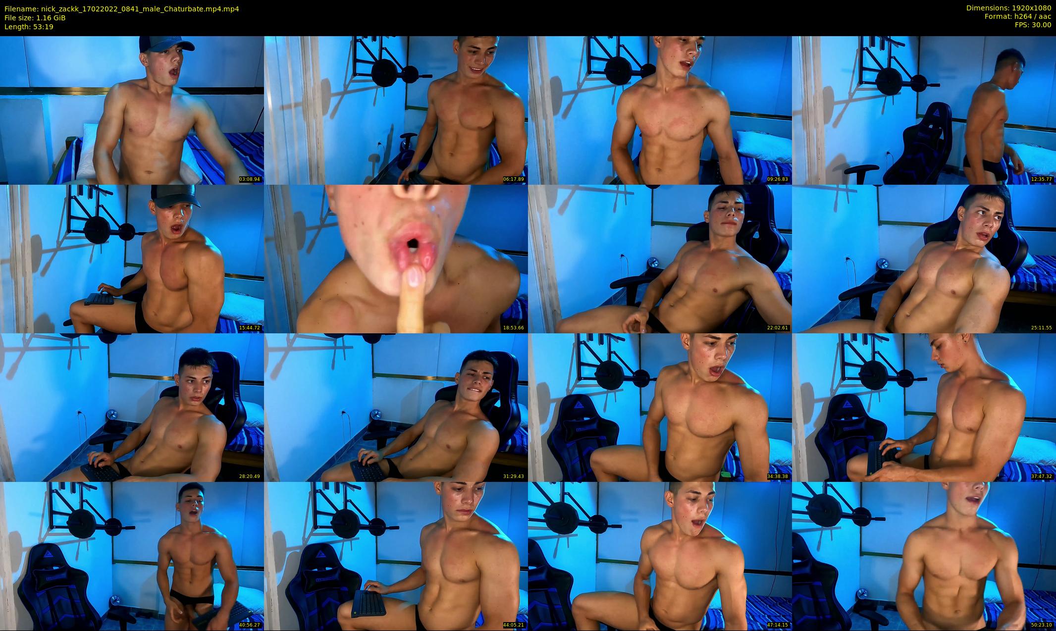 nick_zackk — 54 minute Chaturbate male cam show recording, 1080p, Feb 17, 2022