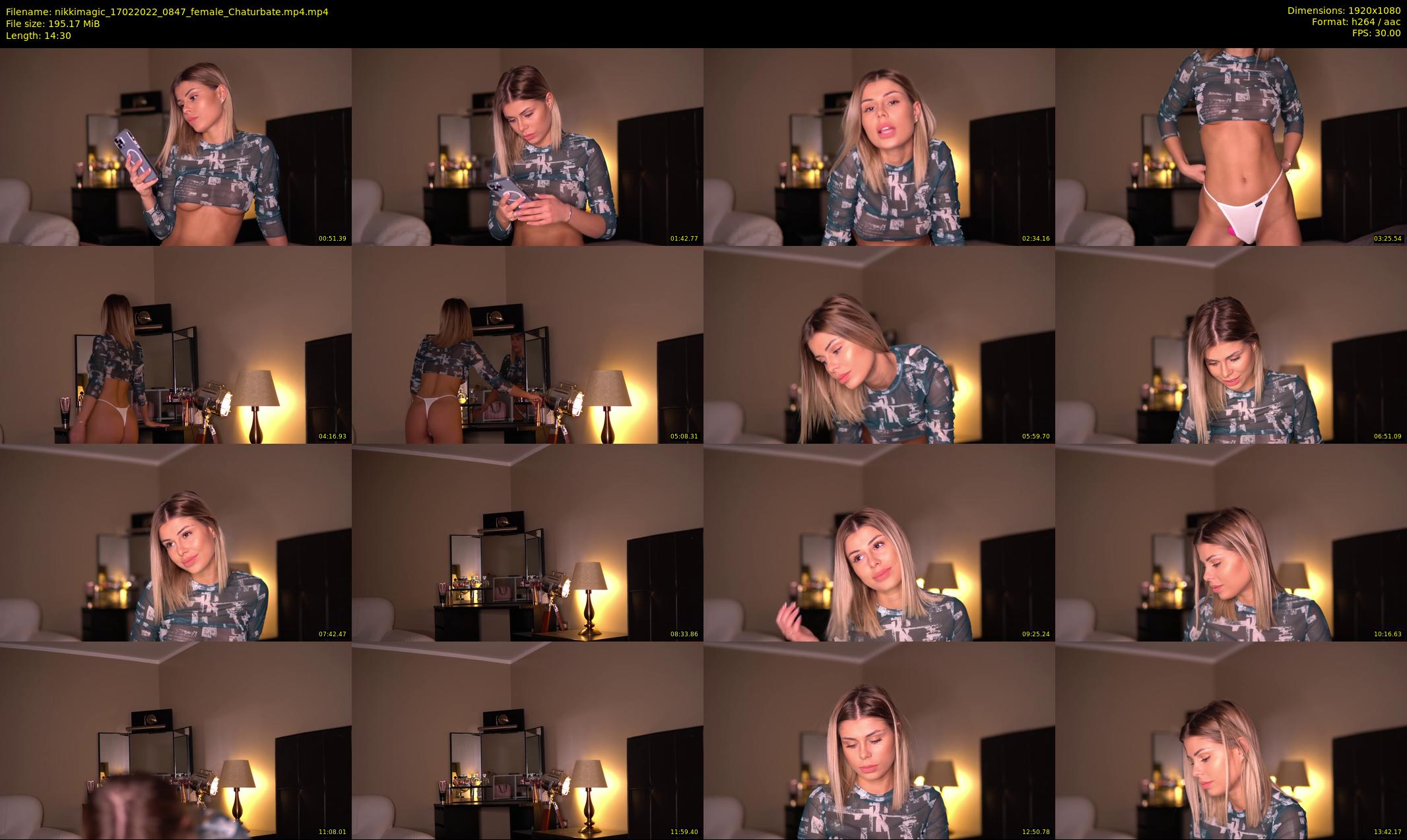 nikkimagic — 15 minute Chaturbate female cam show recording, 1080p, Feb 17, 2022