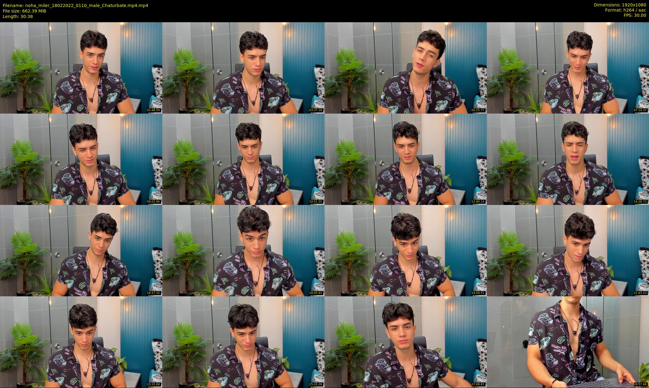 noha_miler — 31 minute Chaturbate male cam show recording, 1080p, Feb 18, 2022