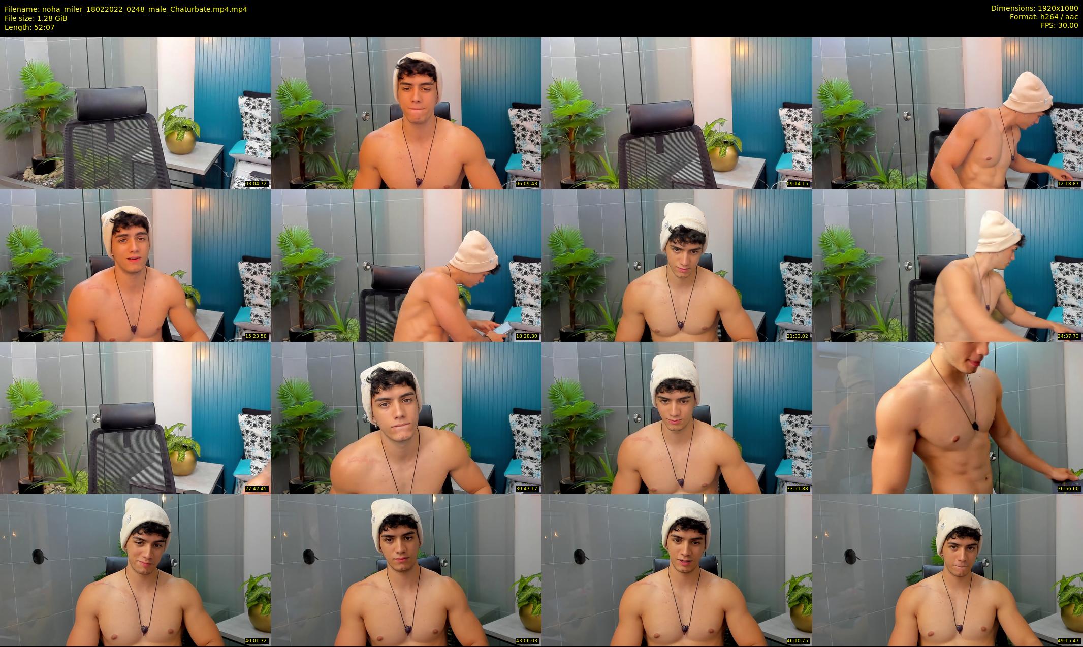 noha_miler — 53 minute Chaturbate male cam show recording, 1080p, Feb 18, 2022