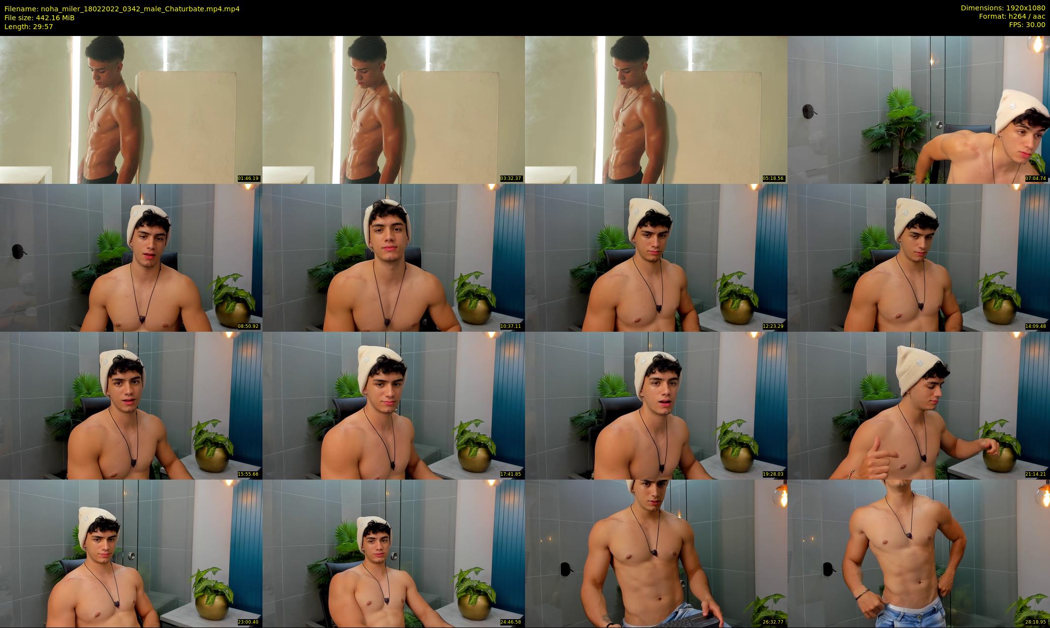 noha_miler — 30 minute Chaturbate male cam show recording, 1080p, Feb 18, 2022