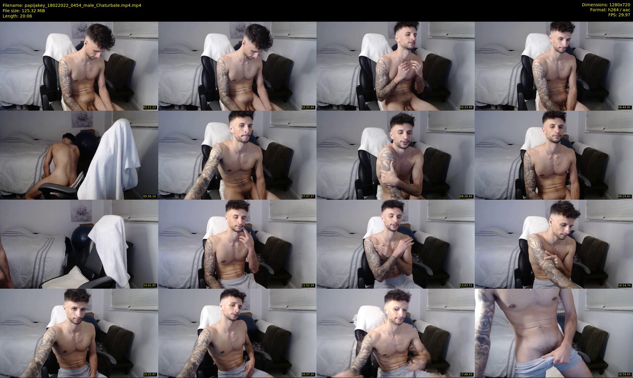 papijakey — 21 minute Chaturbate male cam show recording, 720p, Feb 18, 2022