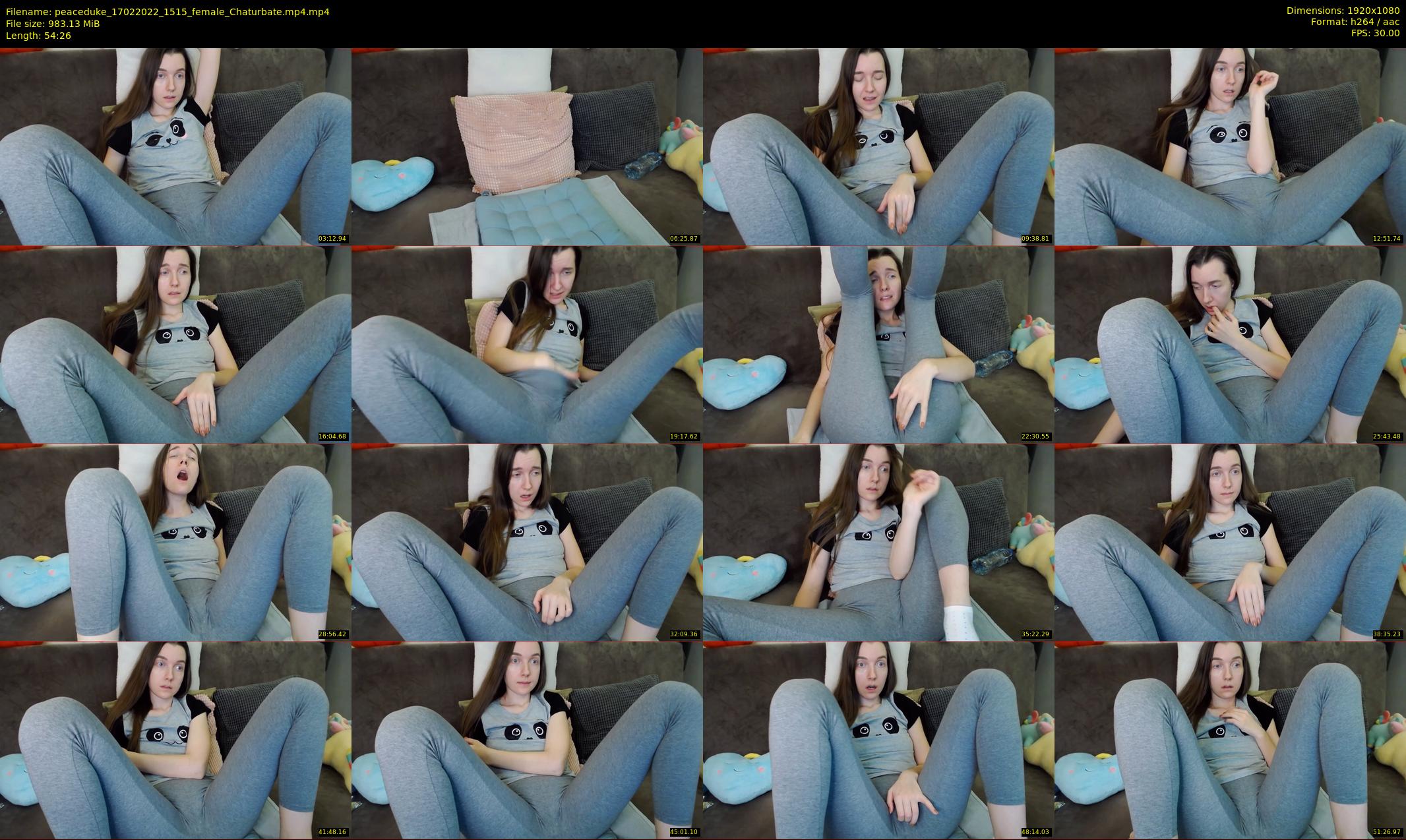 peaceduke — 55 minute Chaturbate female cam show recording, 1080p, Feb 17, 2022