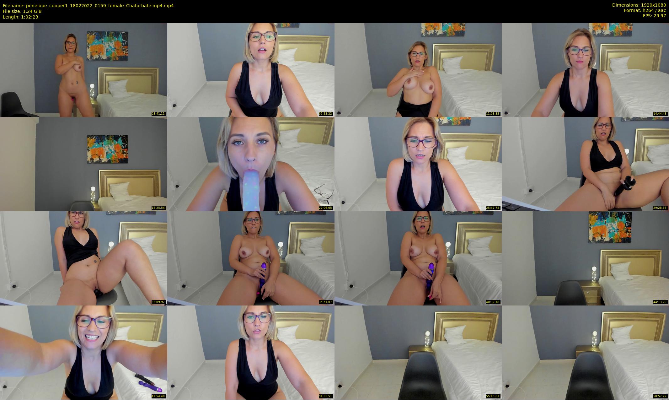 penelope_cooper1 — 63 minute Chaturbate female cam show recording, 1080p, Feb 18, 2022