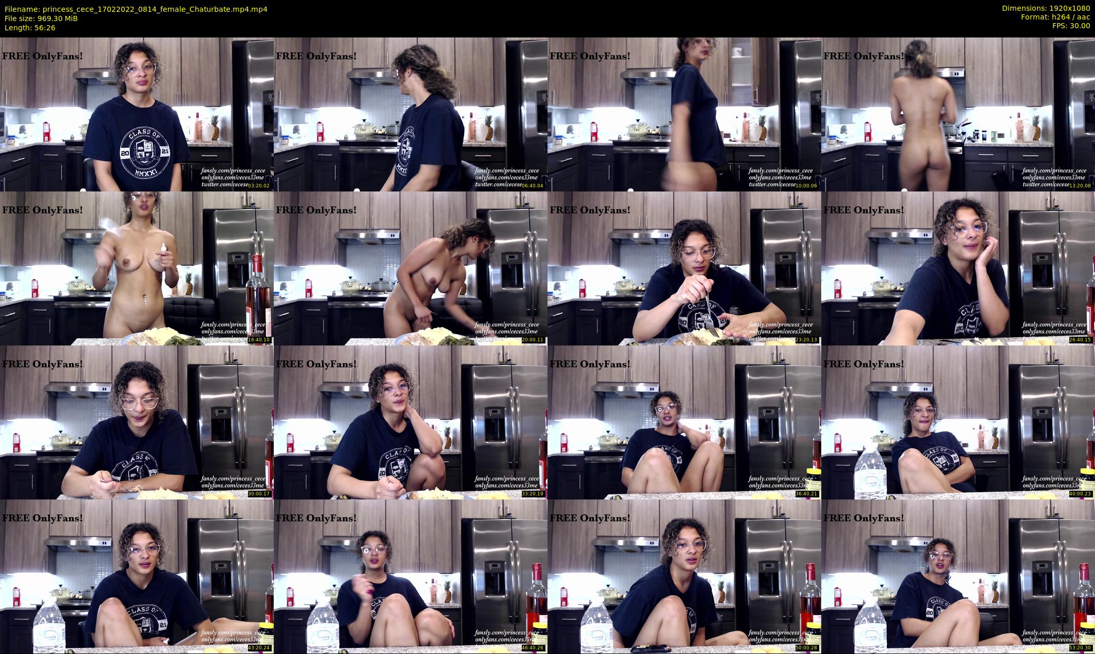 princess_cece — 57 minute Chaturbate female cam show recording, 1080p, Feb 17, 2022