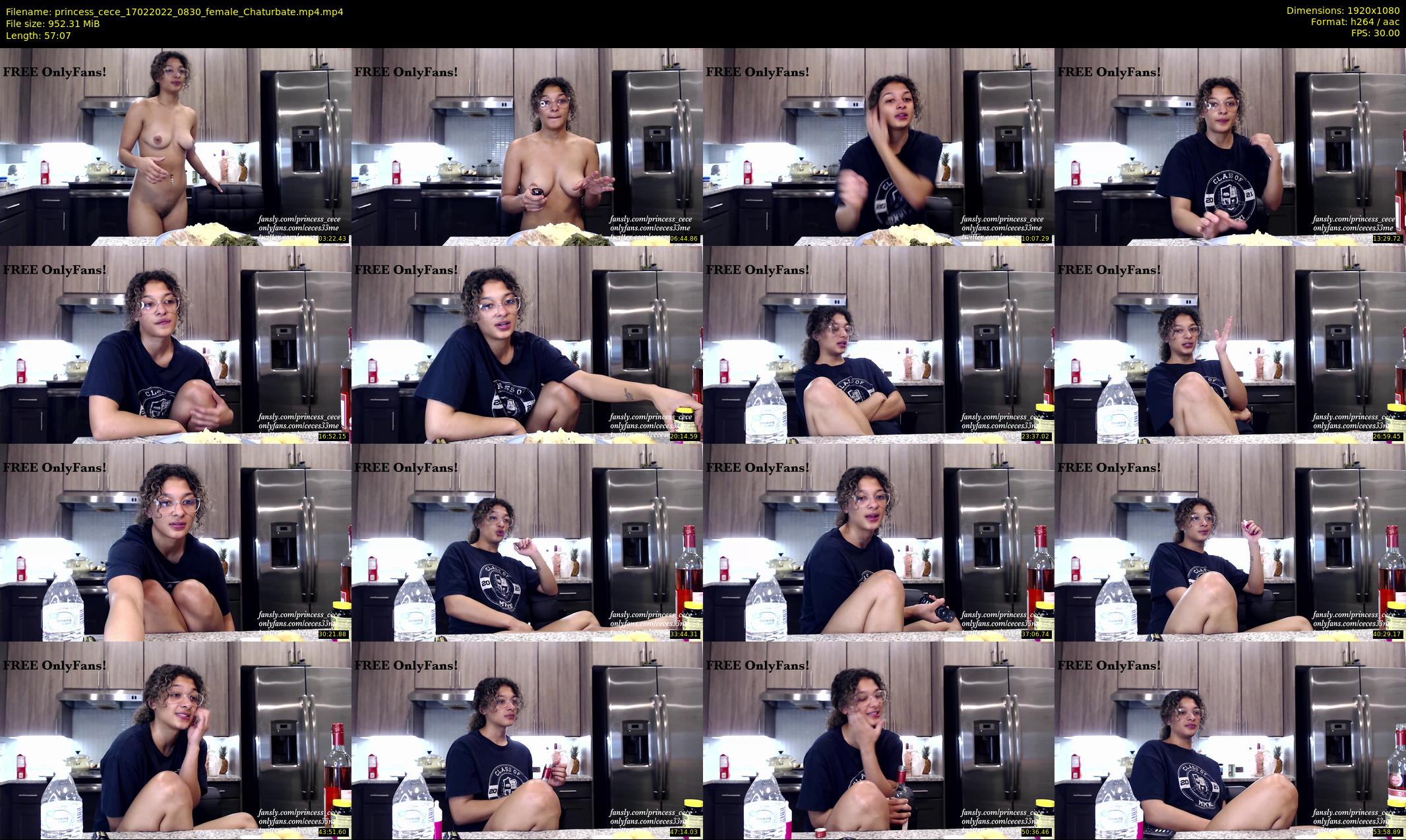 princess_cece — 58 minute Chaturbate female cam show recording, 1080p, Feb 17, 2022