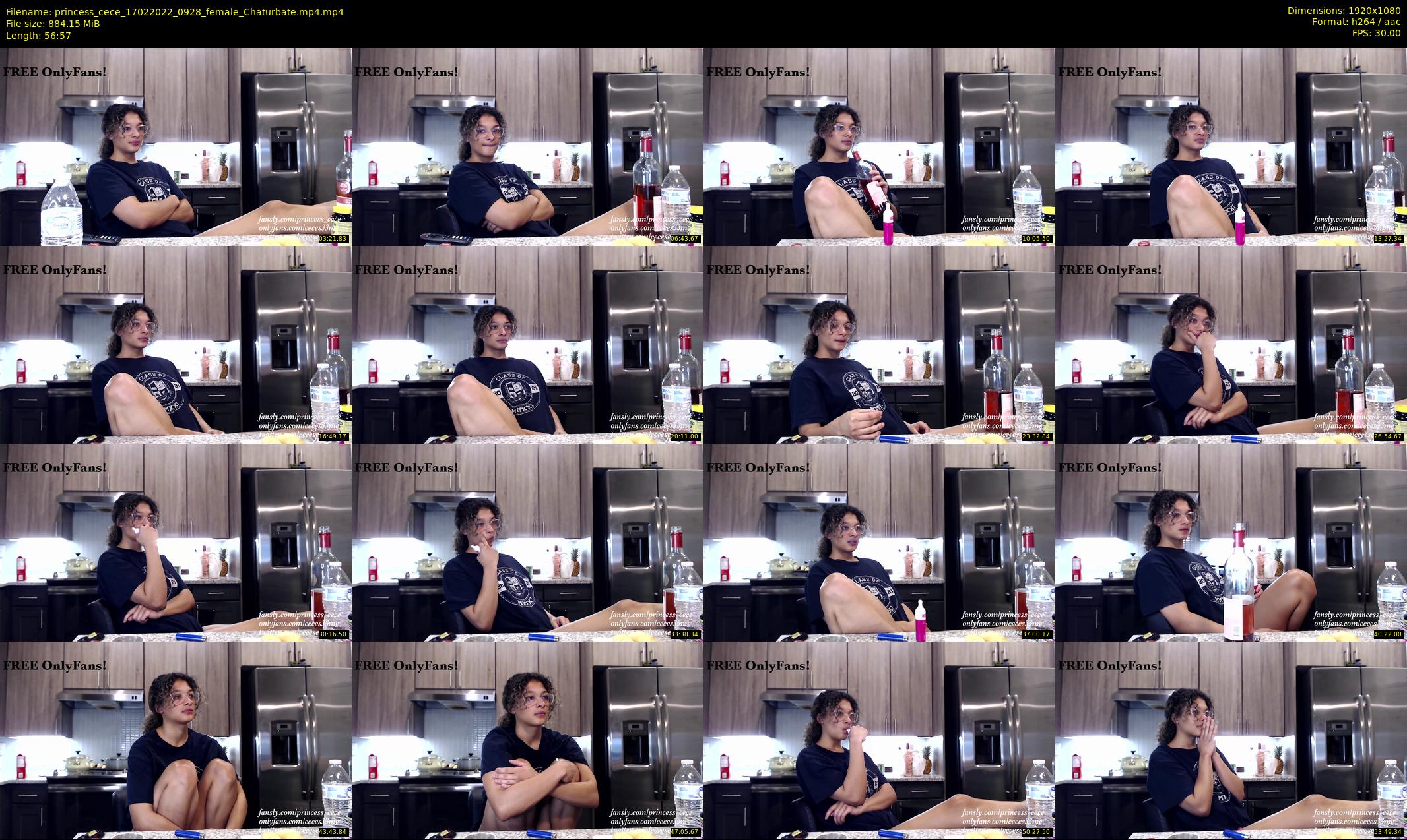 princess_cece — 57 minute Chaturbate female cam show recording, 1080p, Feb 17, 2022