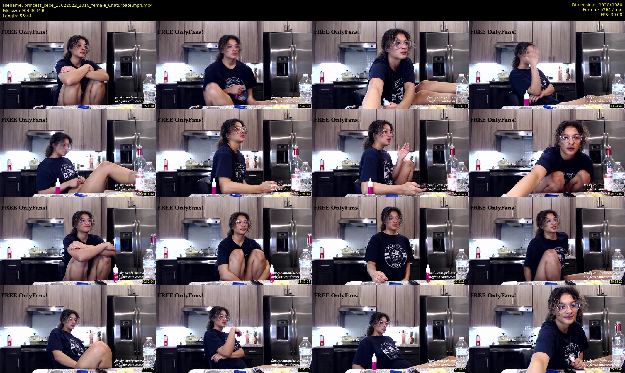 princess_cece — 57 minute Chaturbate female cam show recording, 1080p, Feb 17, 2022