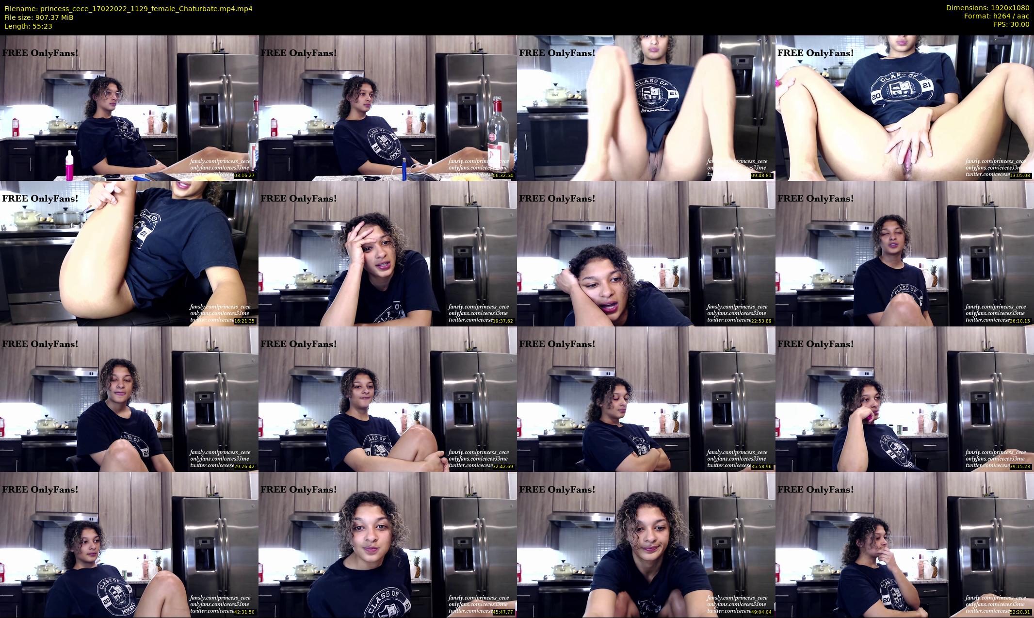 princess_cece — 56 minute Chaturbate female cam show recording, 1080p, Feb 17, 2022