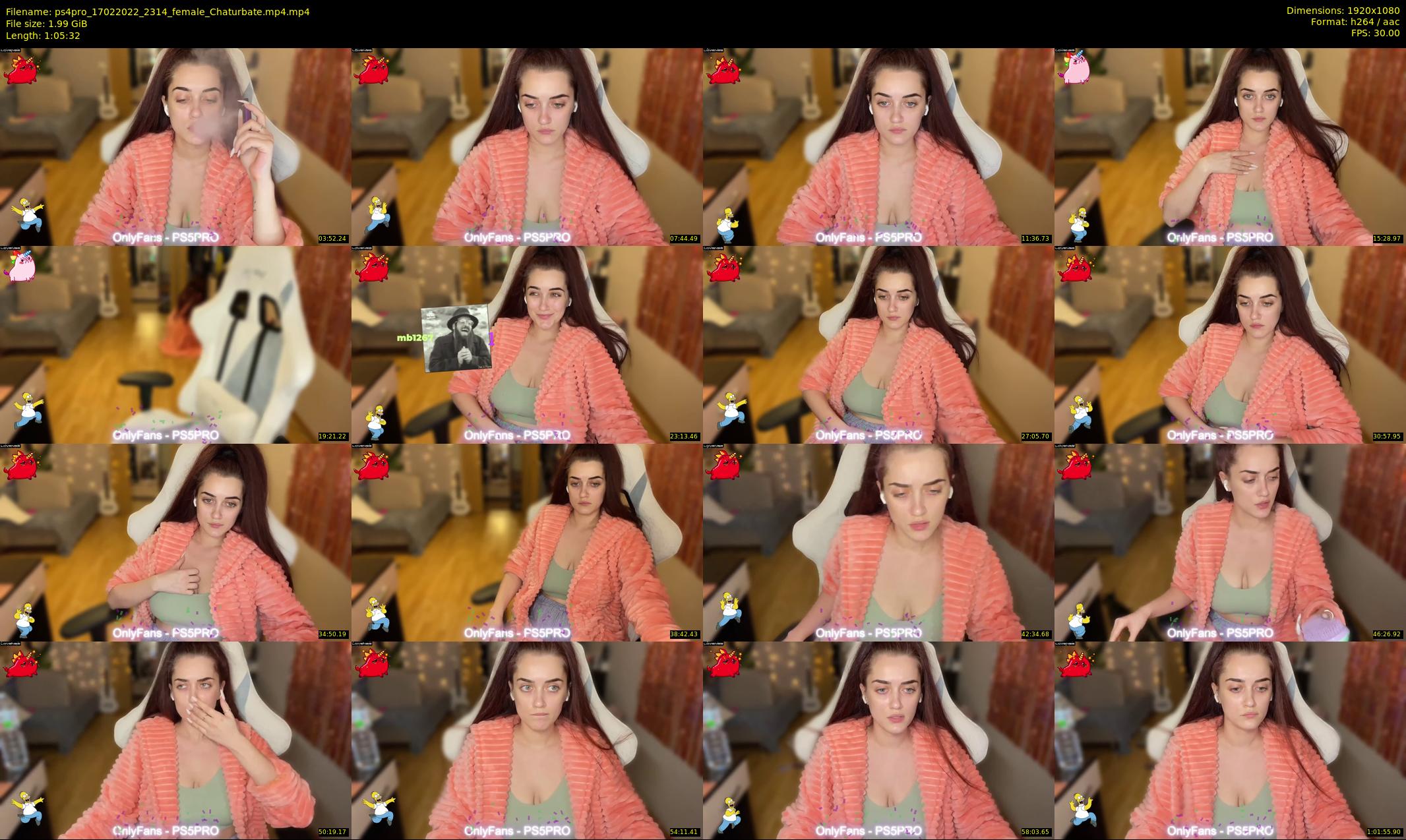 ps4pro — 66 minute Chaturbate female cam show recording, 1080p, Feb 17, 2022
