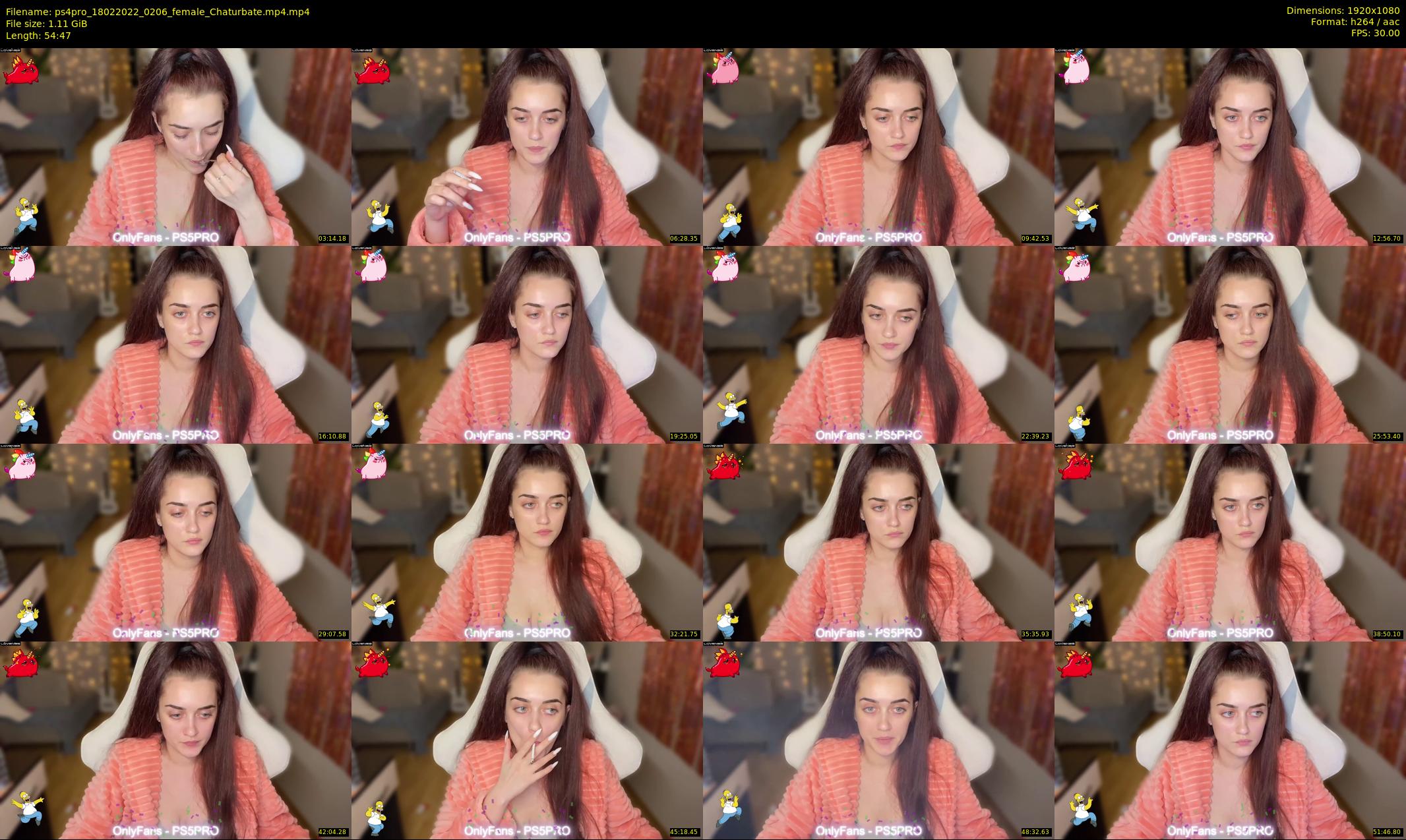 ps4pro — 55 minute Chaturbate female cam show recording, 1080p, Feb 18, 2022