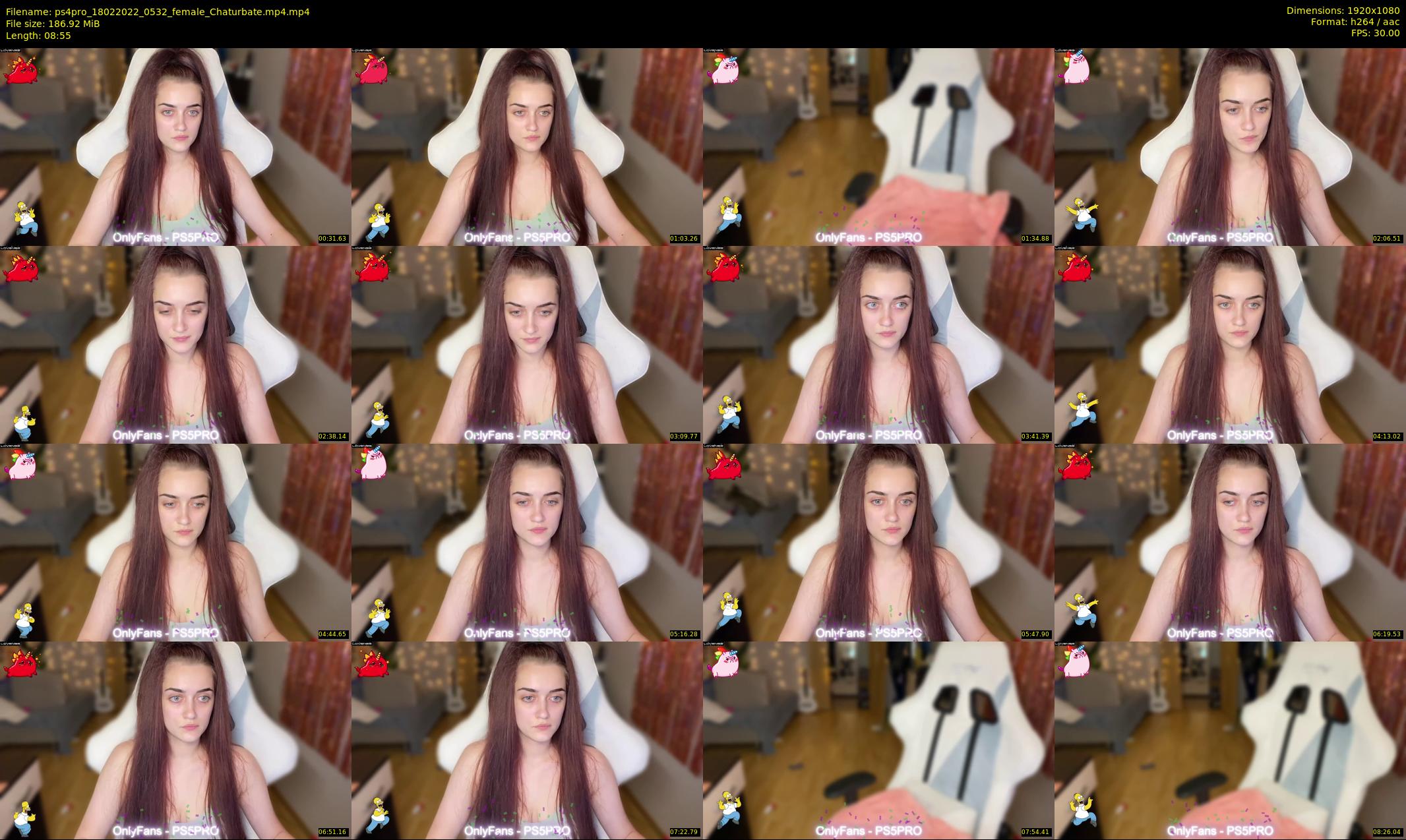 ps4pro — 9 minute Chaturbate female cam show recording, 1080p, Feb 18, 2022