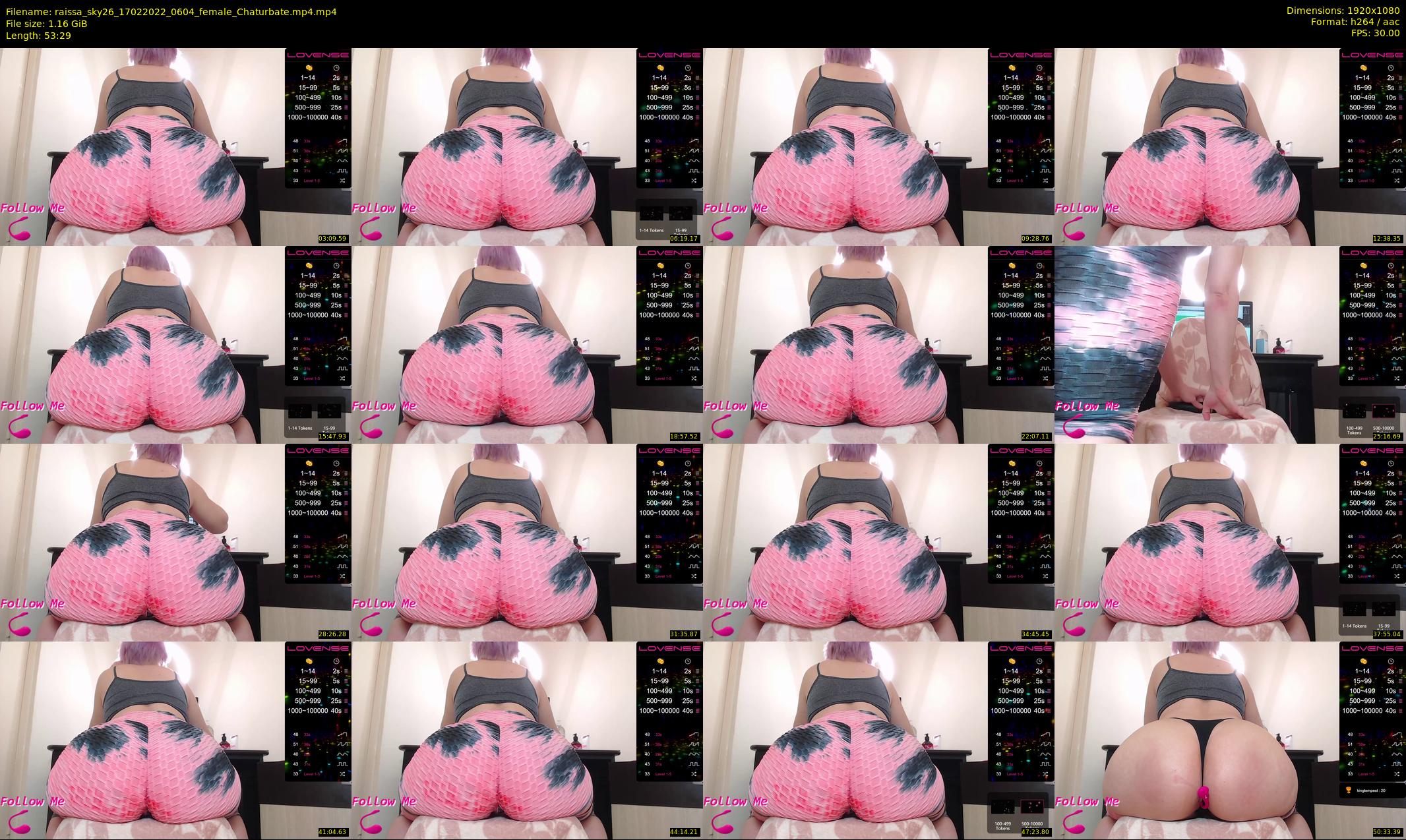 raissa_sky26 — 54 minute Chaturbate female cam show recording, 1080p, Feb 17, 2022