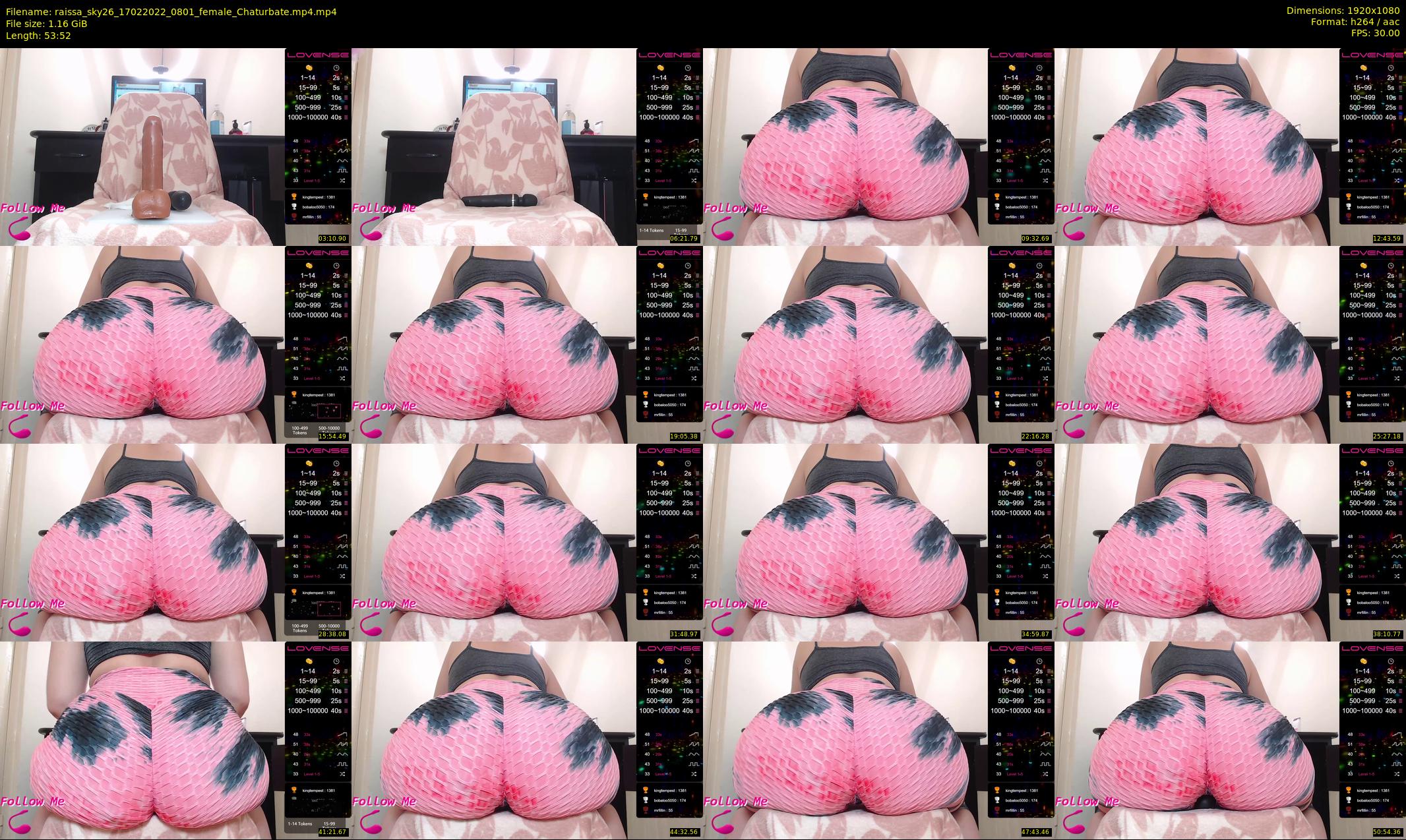 raissa_sky26 — 54 minute Chaturbate female cam show recording, 1080p, Feb 17, 2022