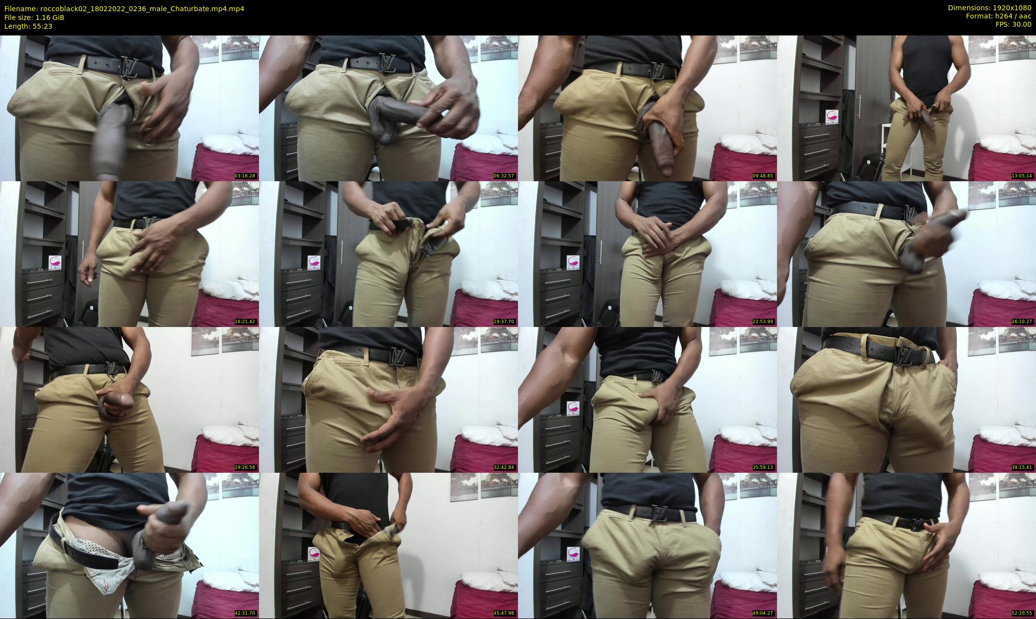 roccoblack02 — 56 minute Chaturbate male cam show recording, 1080p, Feb 18, 2022