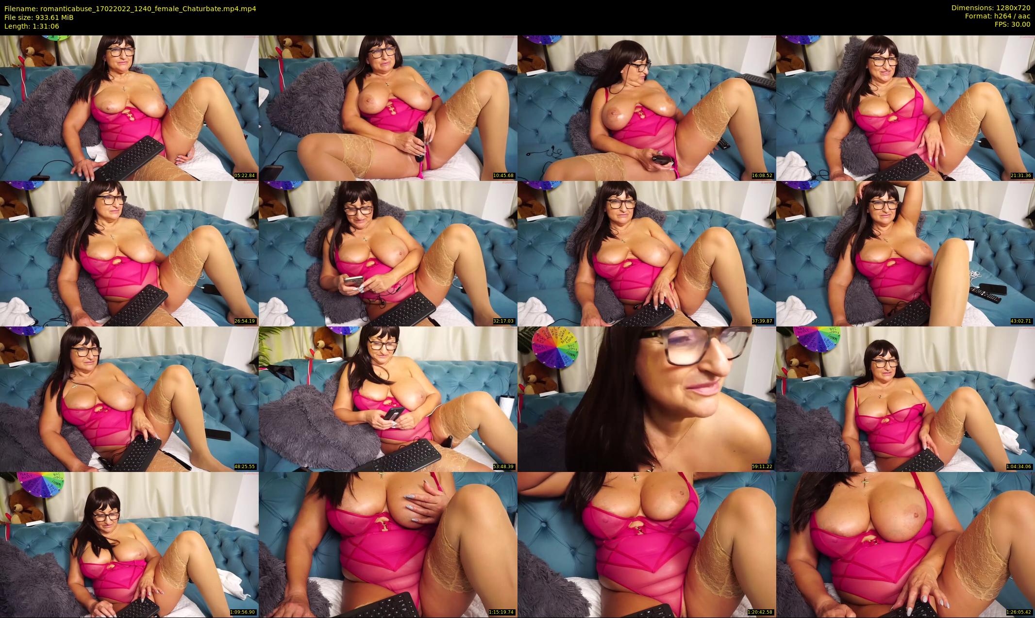 romanticabuse — 92 minute Chaturbate female cam show recording, 720p, Feb 17, 2022