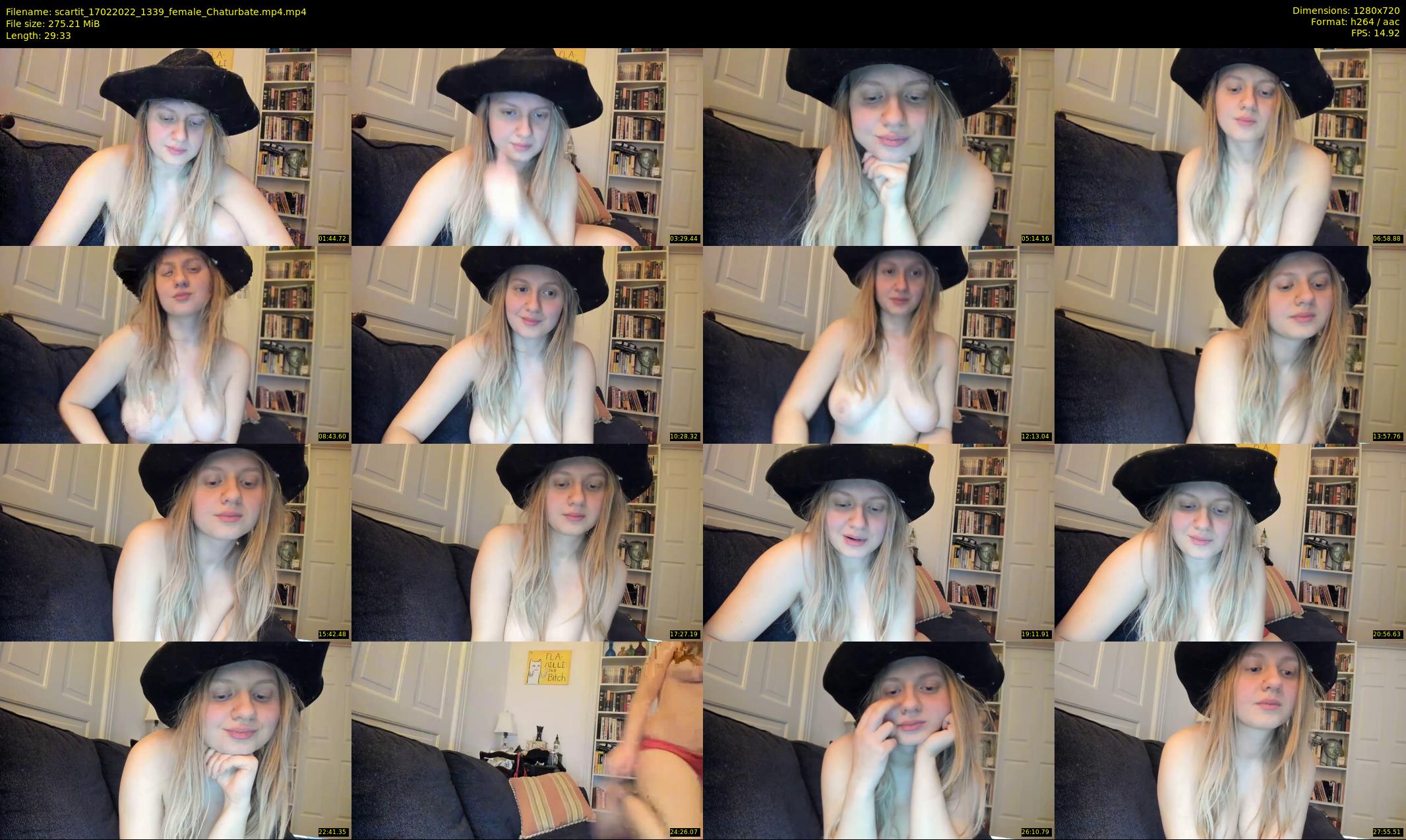 scartit — 30 minute Chaturbate female cam show recording, 720p, Feb 17, 2022