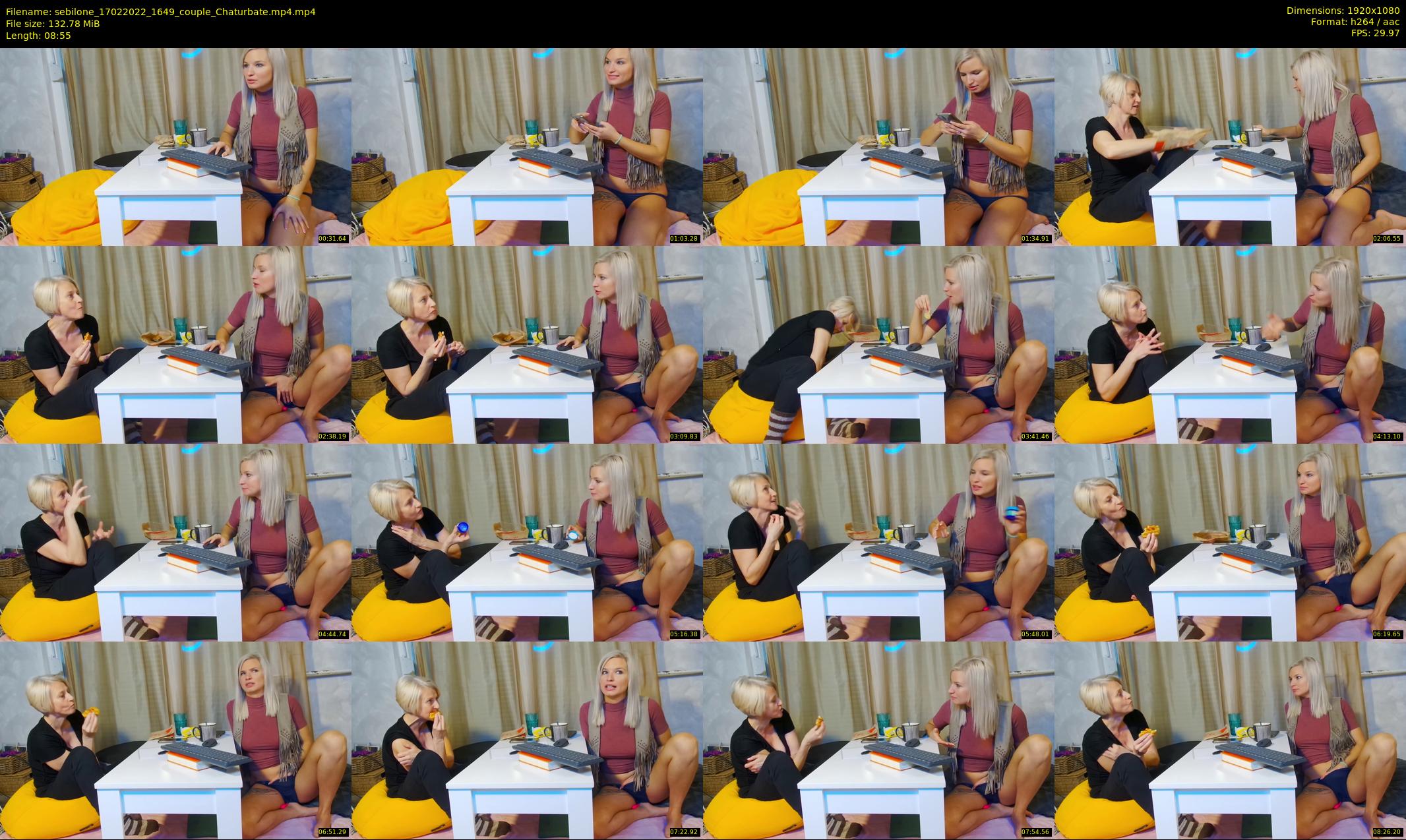 sebilone — 9 minute Chaturbate couple cam show recording, 1080p, Feb 17, 2022