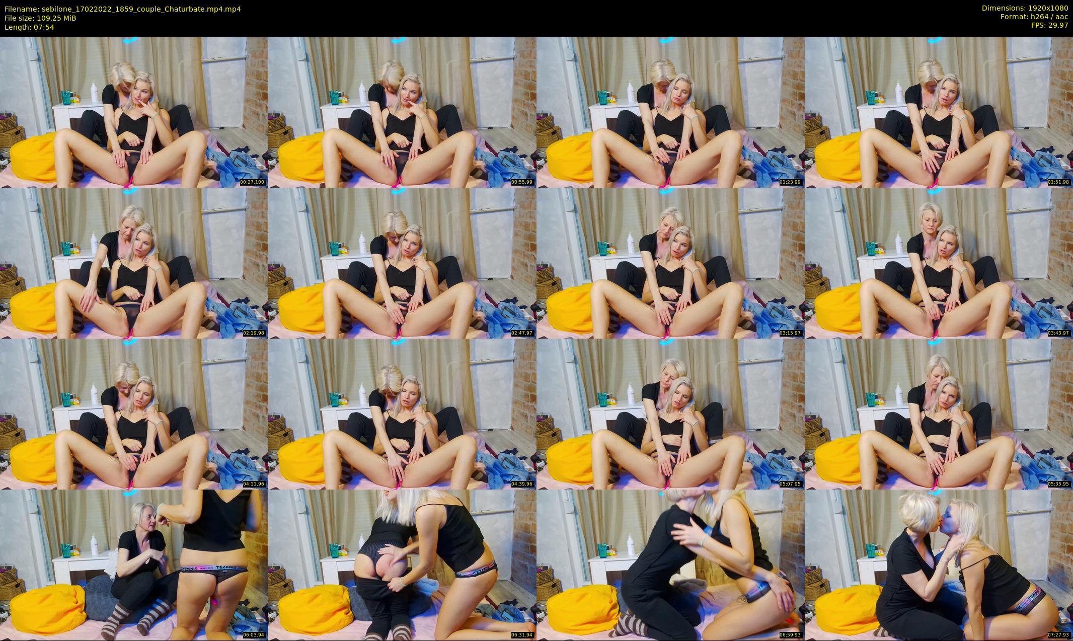 sebilone — 8 minute Chaturbate couple cam show recording, 1080p, Feb 17, 2022
