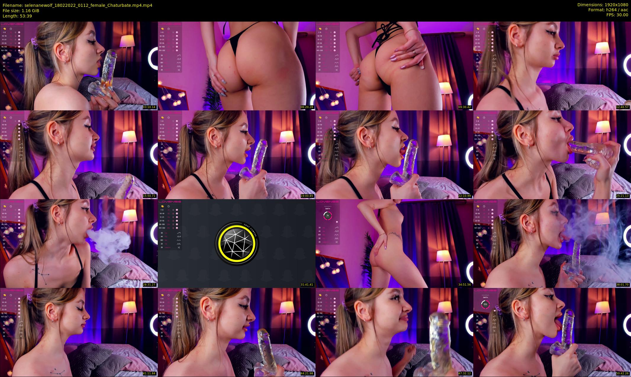 selenanewolf — 54 minute Chaturbate couple cam show recording, 1080p, Feb 18, 2022