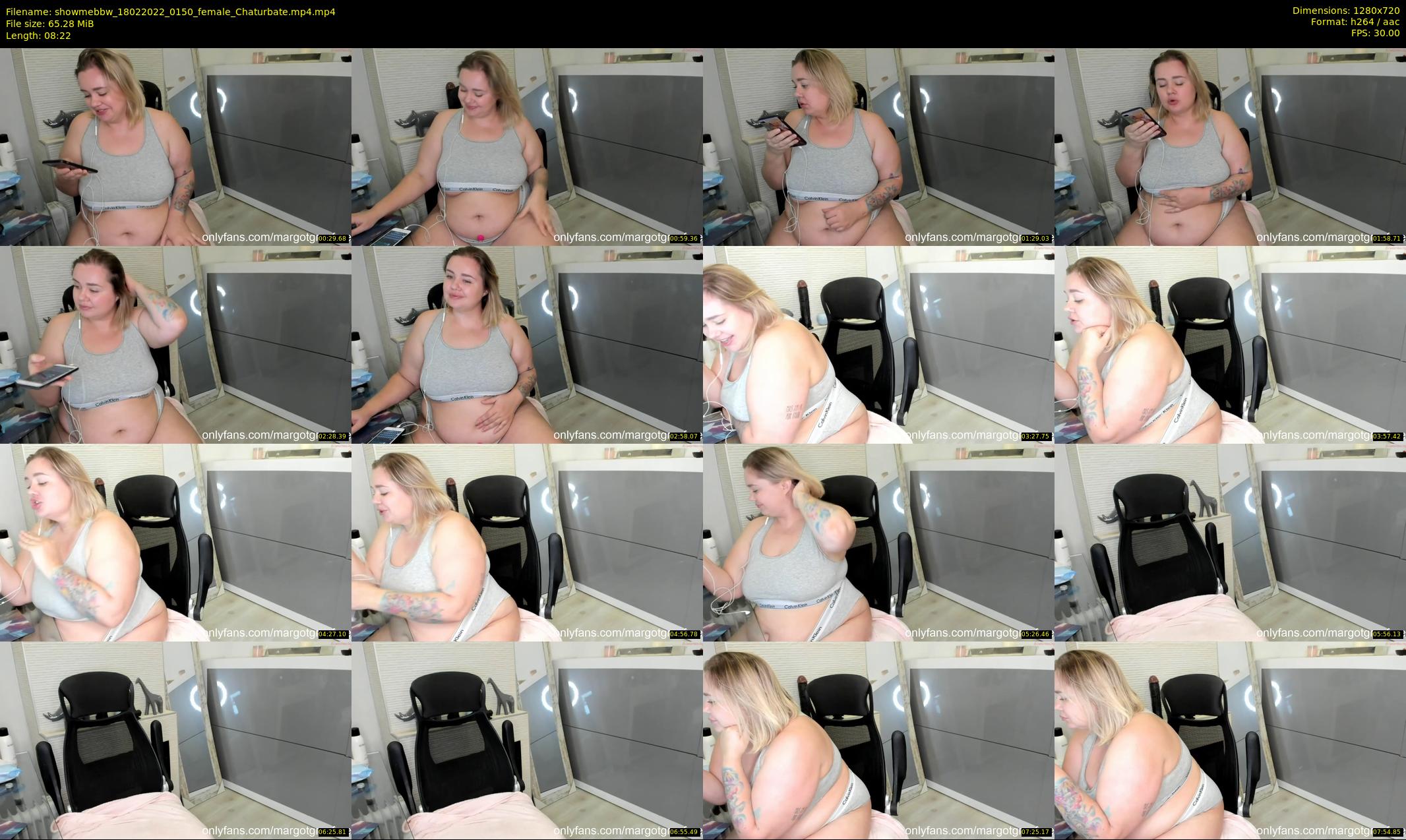 showmebbw — 9 minute Chaturbate female cam show recording, 720p, Feb 18, 2022
